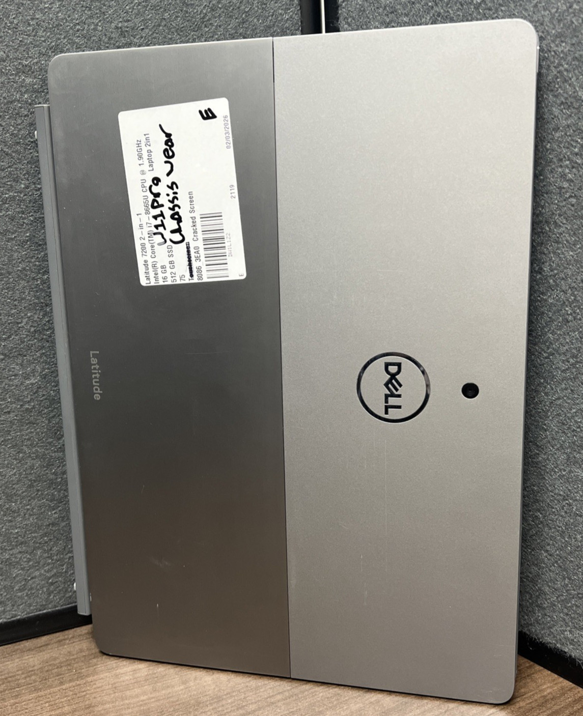 Dell Latitude 7200 2-in-1 i7-8665U 16GB RAM 512GB SSD *See Description