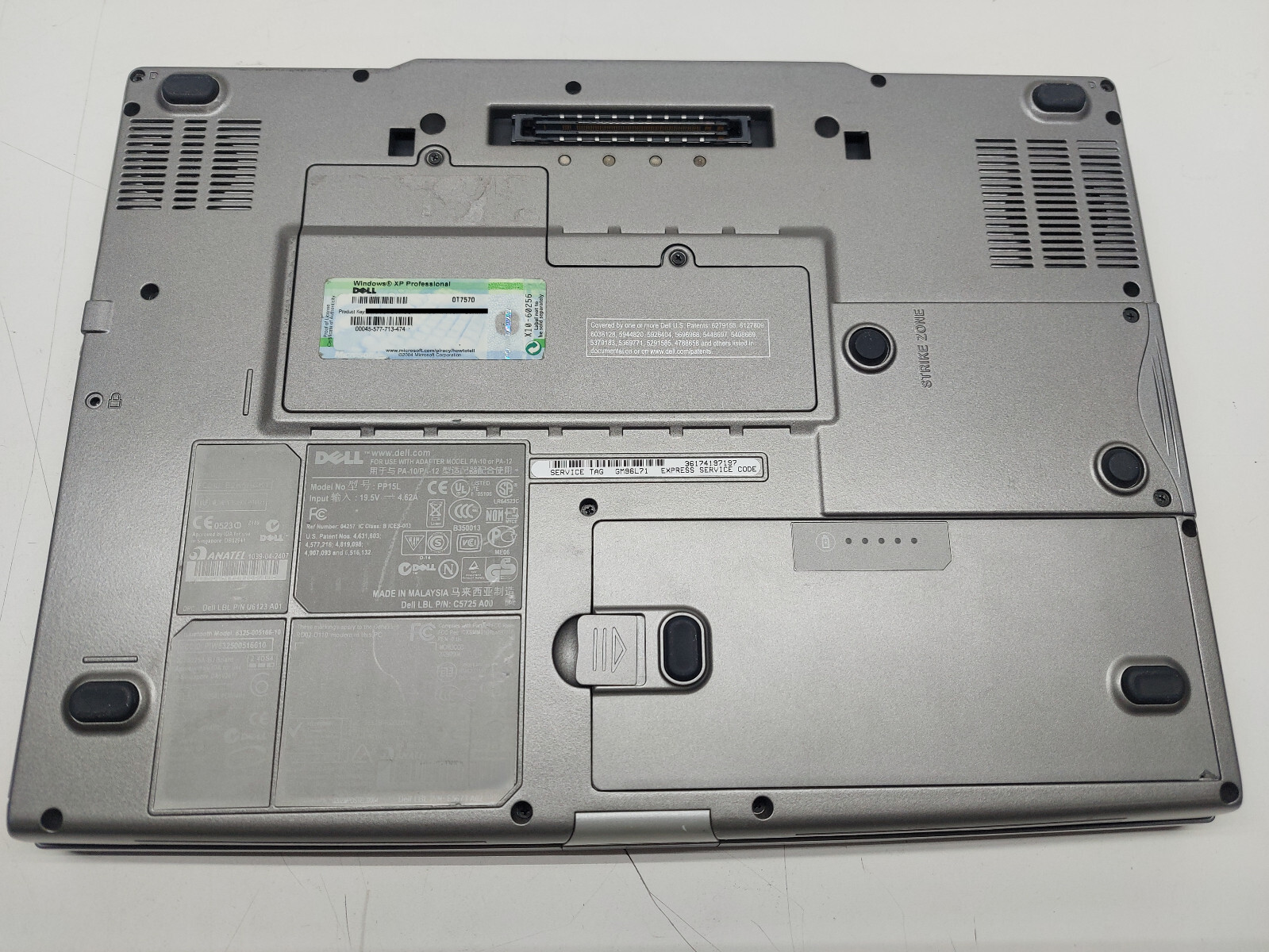Vintage-Dell Latitude D810 Pentium M 1.73 GHz 512MB RAM 40GB HDD Windows XP Pro