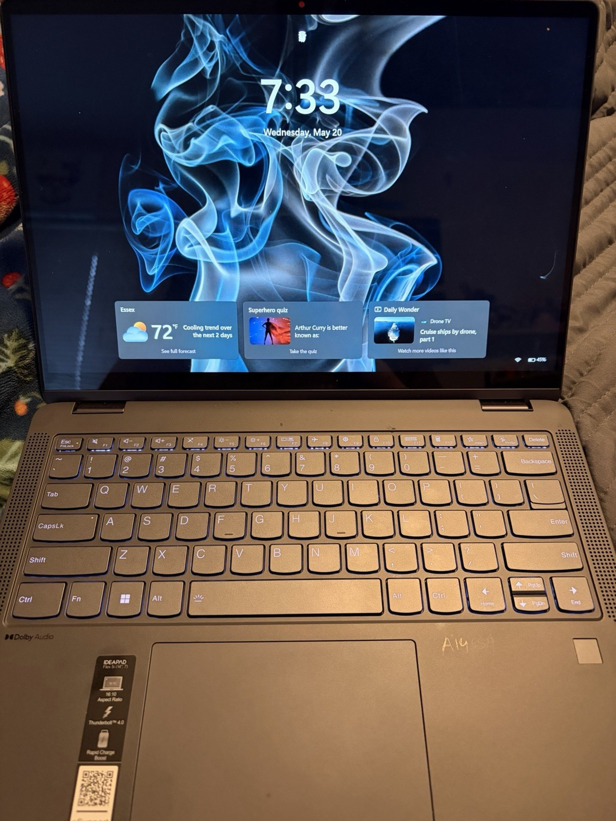 Lenovo IdeaPad Flex 5 14IAU7 14″ i3-1215U 8GB 238GB SSD Win 11 Gray