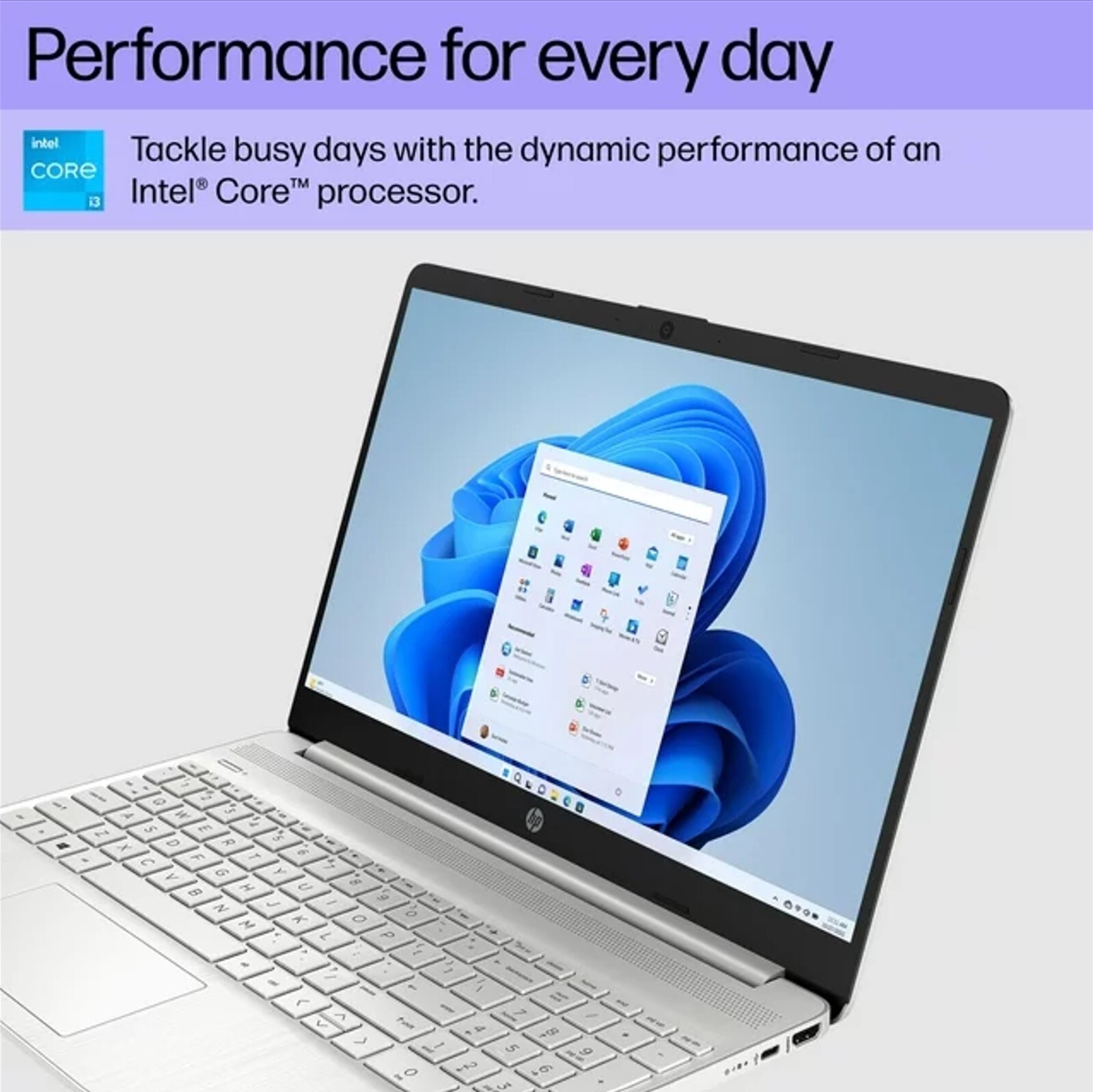 HP 15.6″ FHD Laptop Intel i3-1215U (beat i7-1195G7) 20GB RAM 1TB SSD Silver