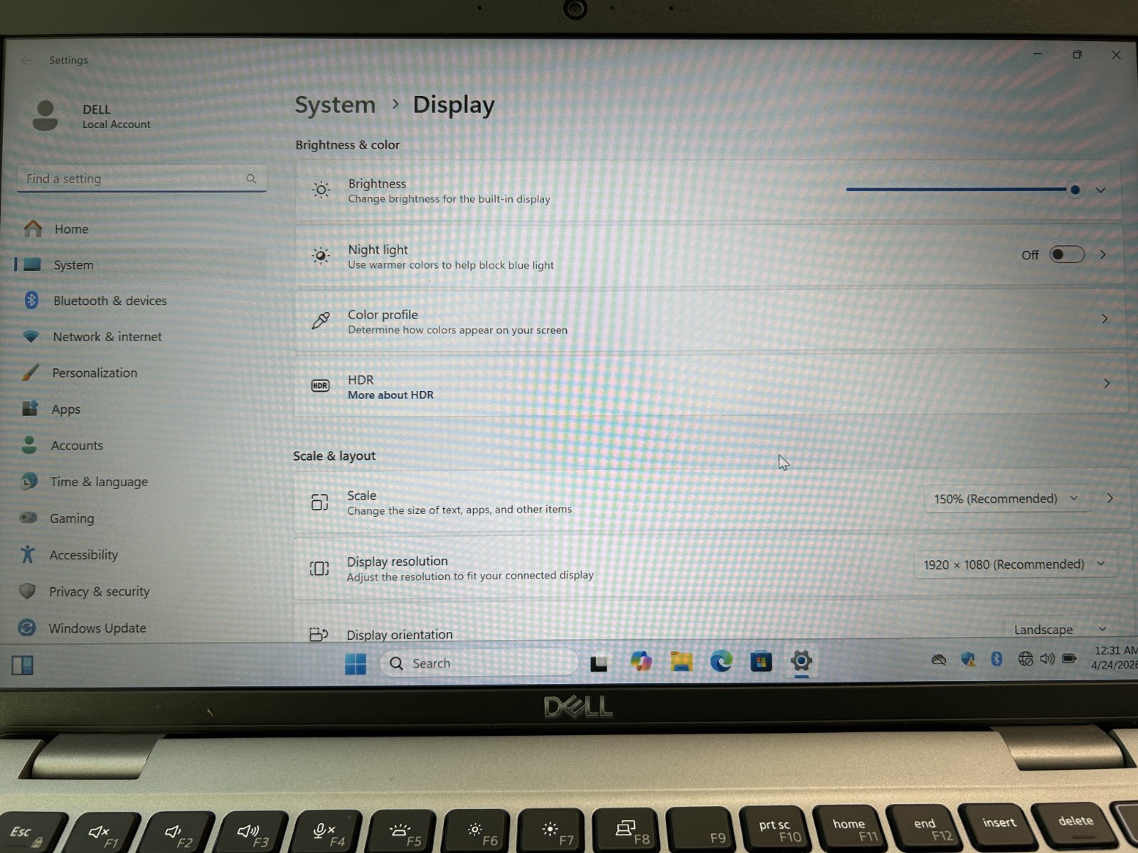 Laptop Dell Latitude 5450 14″ Ultra 5-135U 512GB SSD 16GB RAM Win 11 Pro