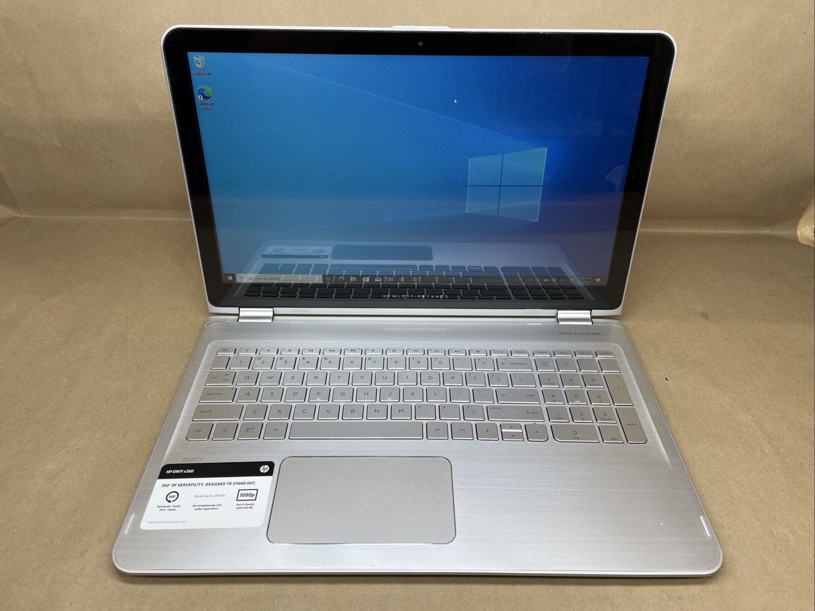 HP Envy x360 2-In-1 Intel Core i5-6200U @ 2.30GHz 8GB RAM 1 TB HDD WIN10P *READ*