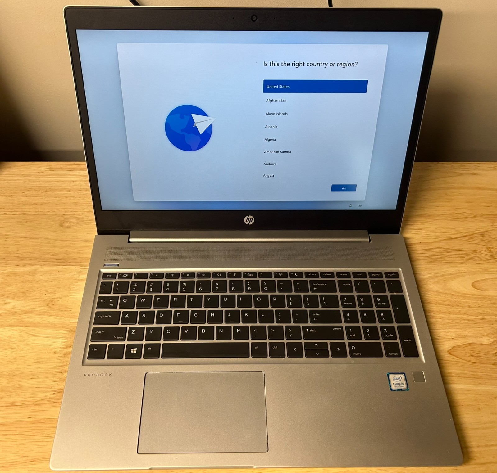 HP ProBook 450 G6 15.6″ i5-8265U 8GB 256GB NVMe SSD FHD Win 11 Pro Laptop