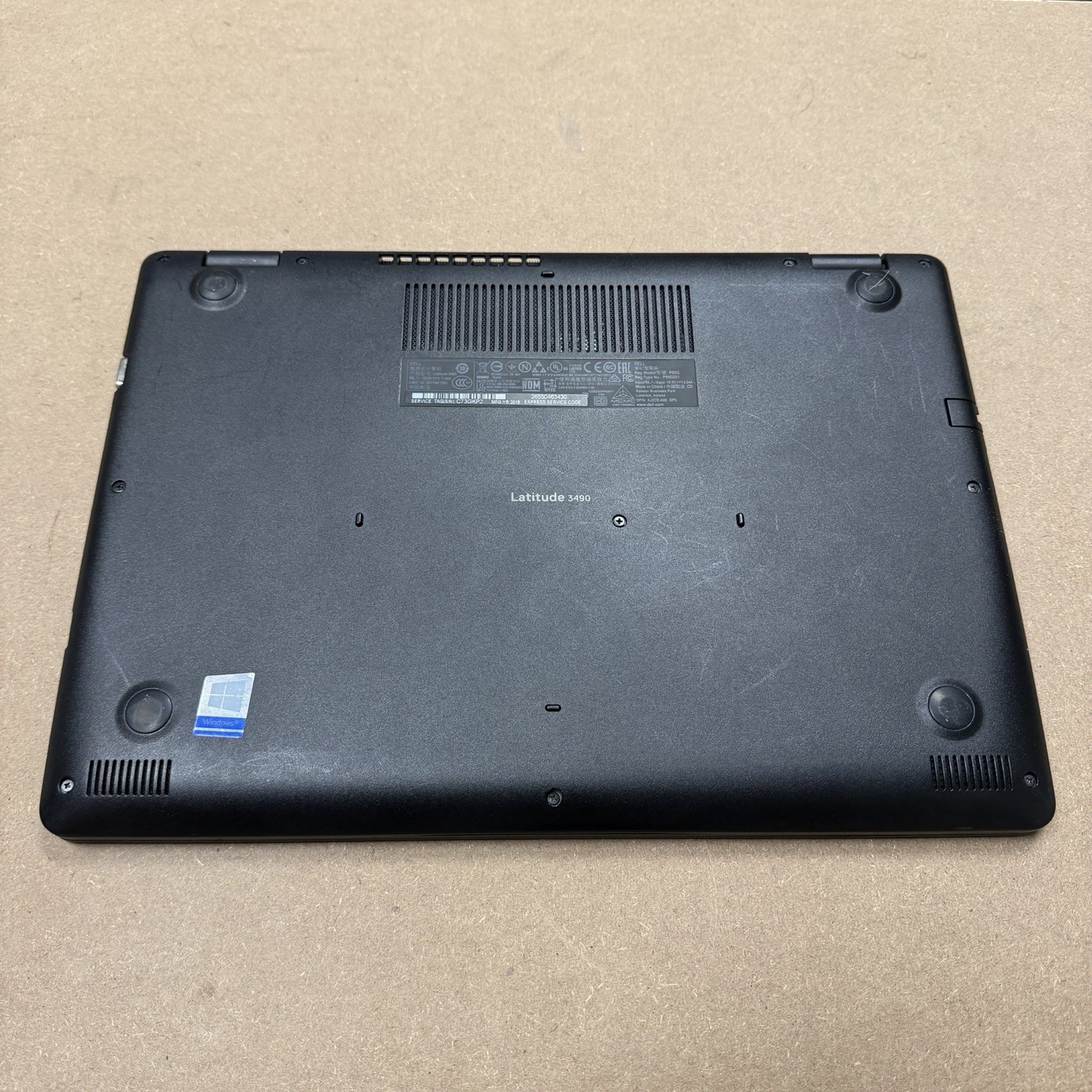 *For Parts/Repair* Dell Latitude 3490, 14″, i5-8250U NO RAM/HD/OS BIOS LOCK
