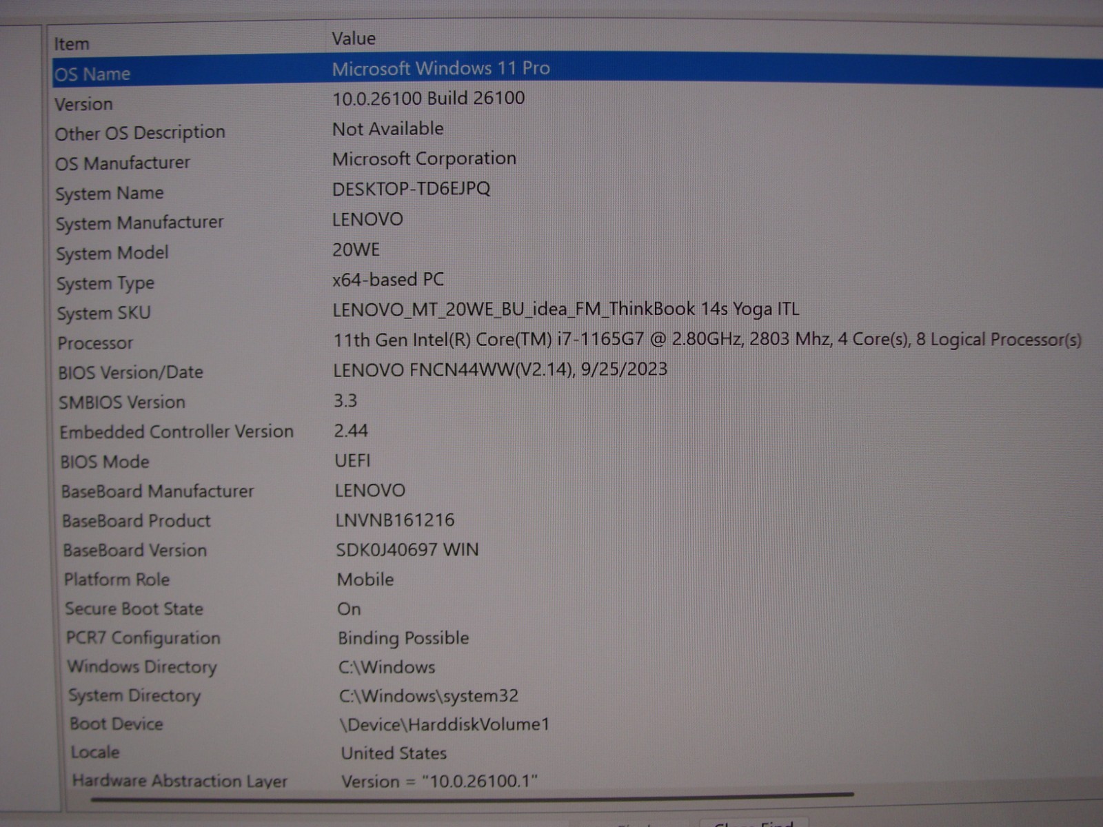 Lenovo Thinkbook 14s Yoga ITL 14″FHD TOUCH Core i7-1165G7 2.8GHz 16GB 256GB +PA