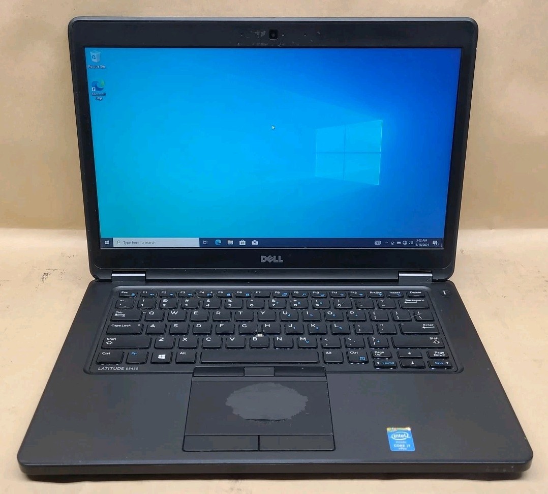 Dell Latitude E5450 Intel Core i7-5600U @ 2.6GHz 8GB RAM 480GB SSD W10P *READ*