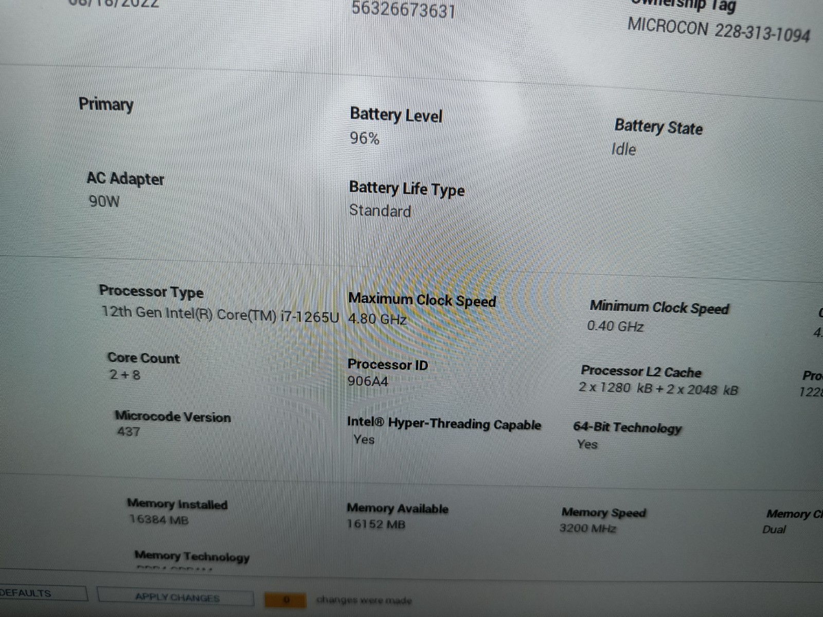 Dell Latitude 7430 14″ FHD 400 nits I7-1265U 4.8 GHz 16GB RAM 512GB SSD Win11Pr