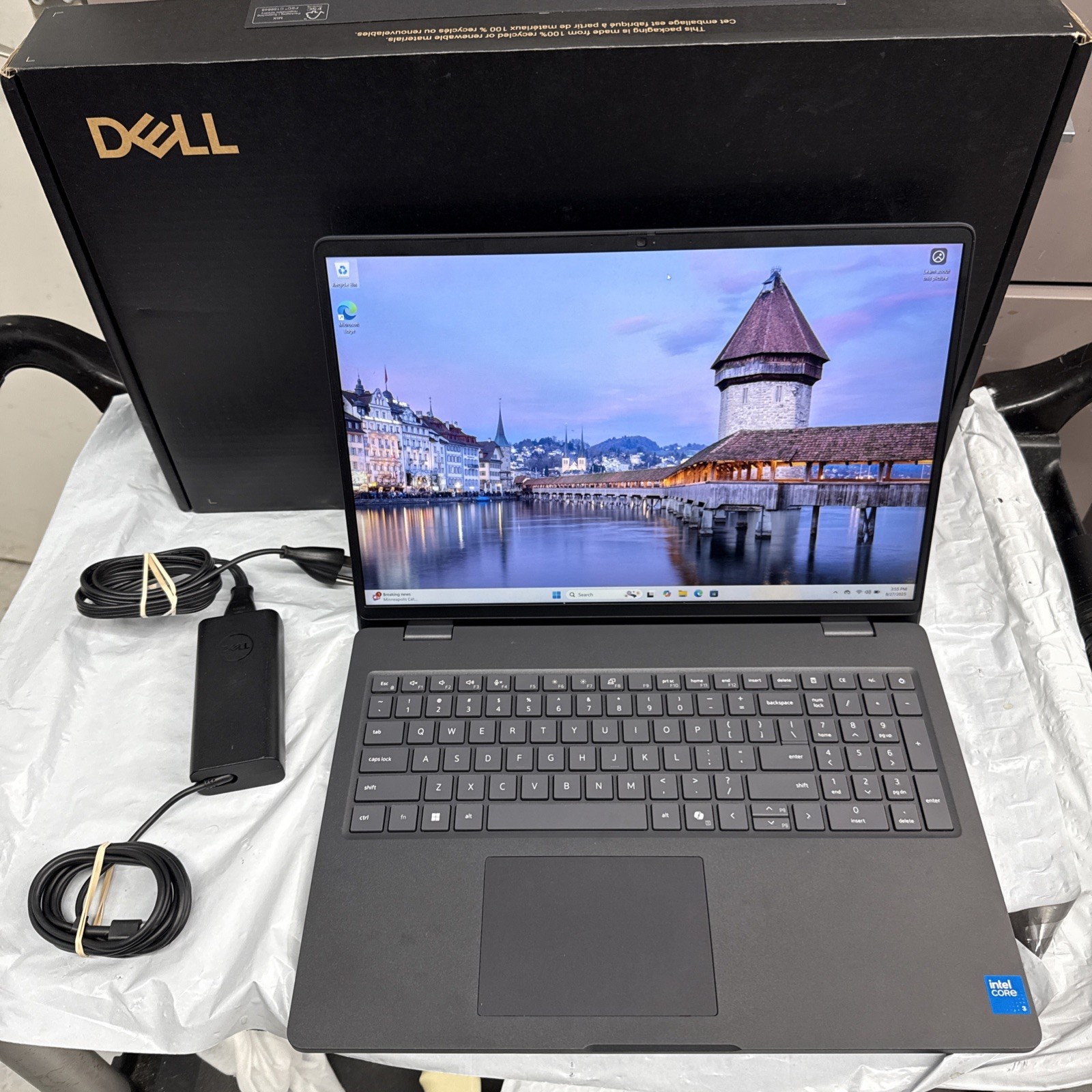 Dell Pro 16 Intel Core 3 100U 8GB 256GB SSD FHD 16″ Dell Warranty Sep-22-2026