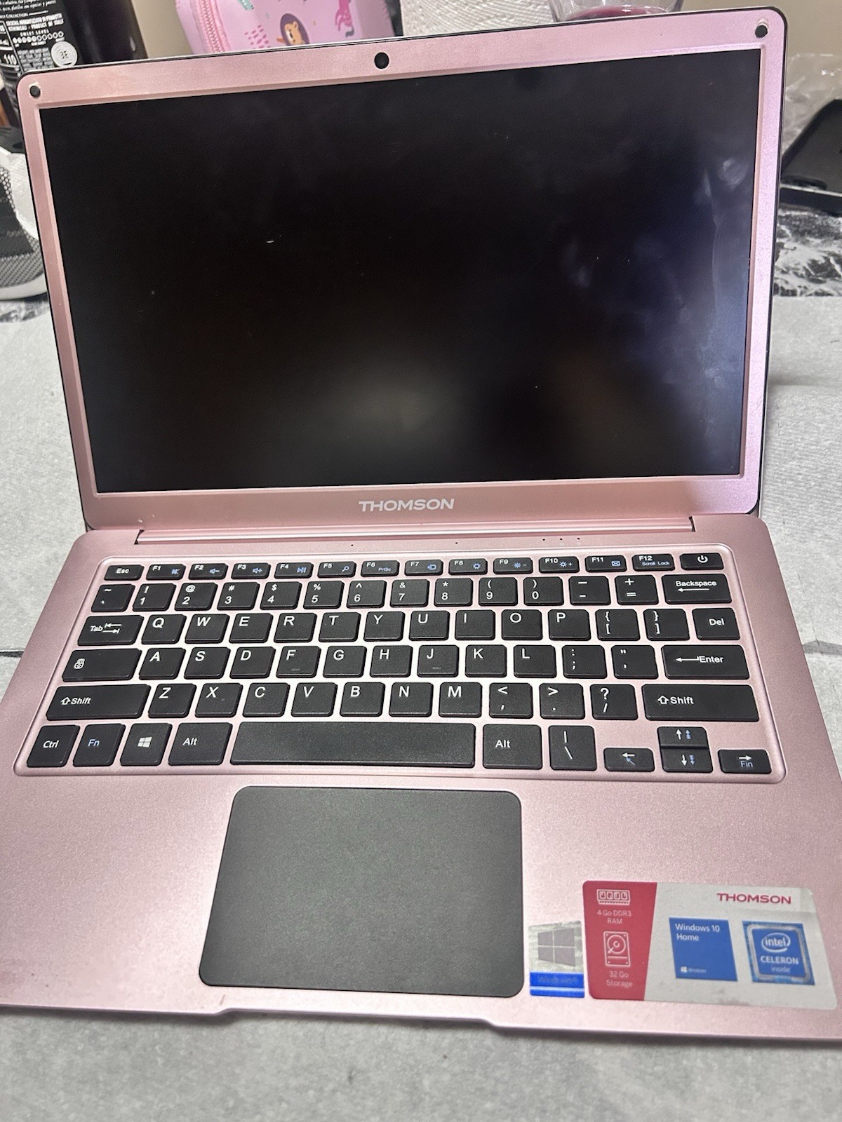 Lot of 3 Vintage Laptops Dell Latitude D520 HP Pavilion dv1000 Thomson Untested