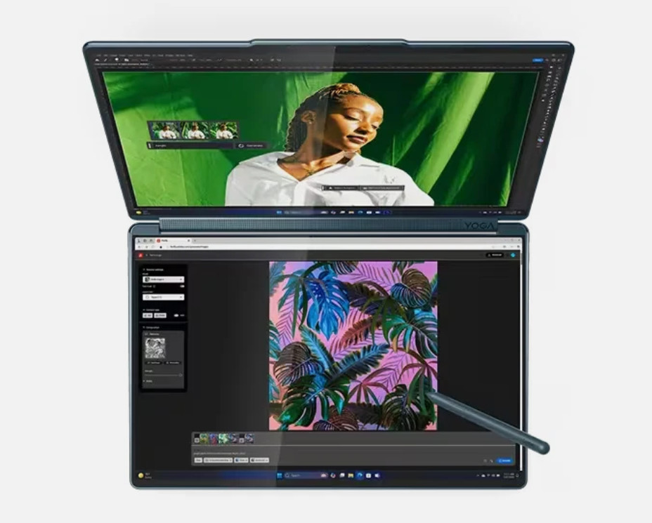 2025 Lenovo Yoga Book 9i 2-in-1 14″ DUAL OLED Touch Ultra 7 255H 32GB 1TB KB 2Yr