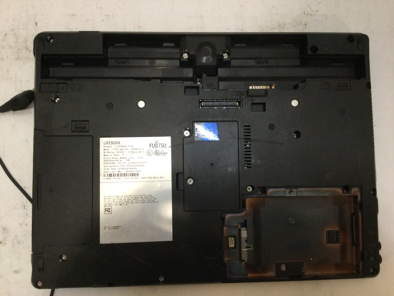 Fujitsu Lifebook T725 2-in-1 / Intel Core i5-5300U @ 2.30GHz / (MISSING PARTS)MR