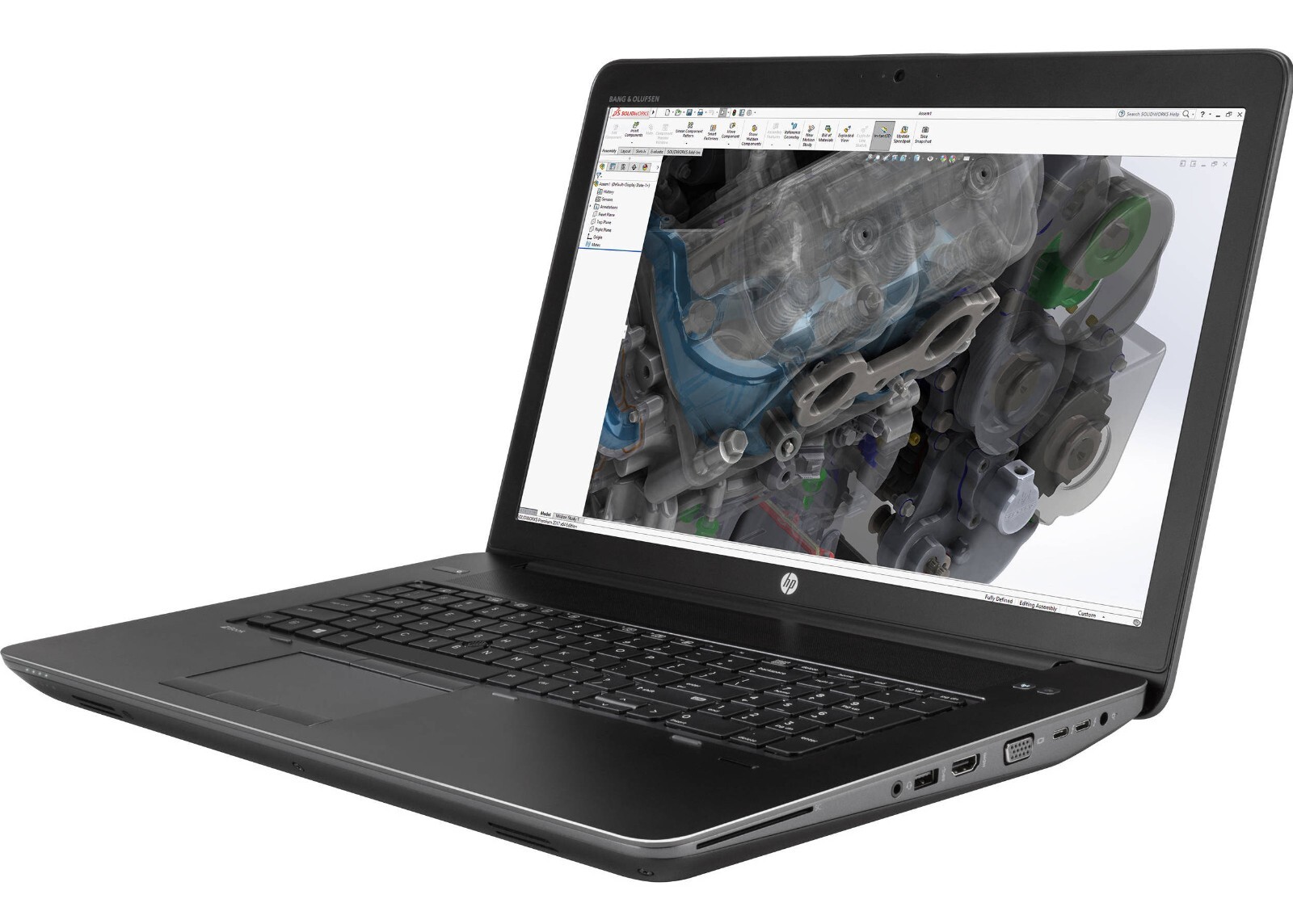 Workstation HP ZBook 17 G3 i7-Quad 4TB( NVMe + SSD) 64GB 17.3 Quadro M3000M 4GB