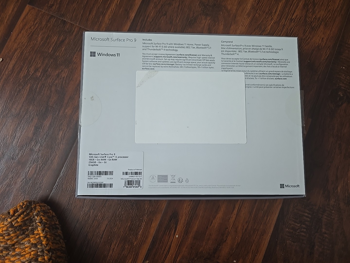 *EMPTY BOX* For Microsoft Surface Pro 9