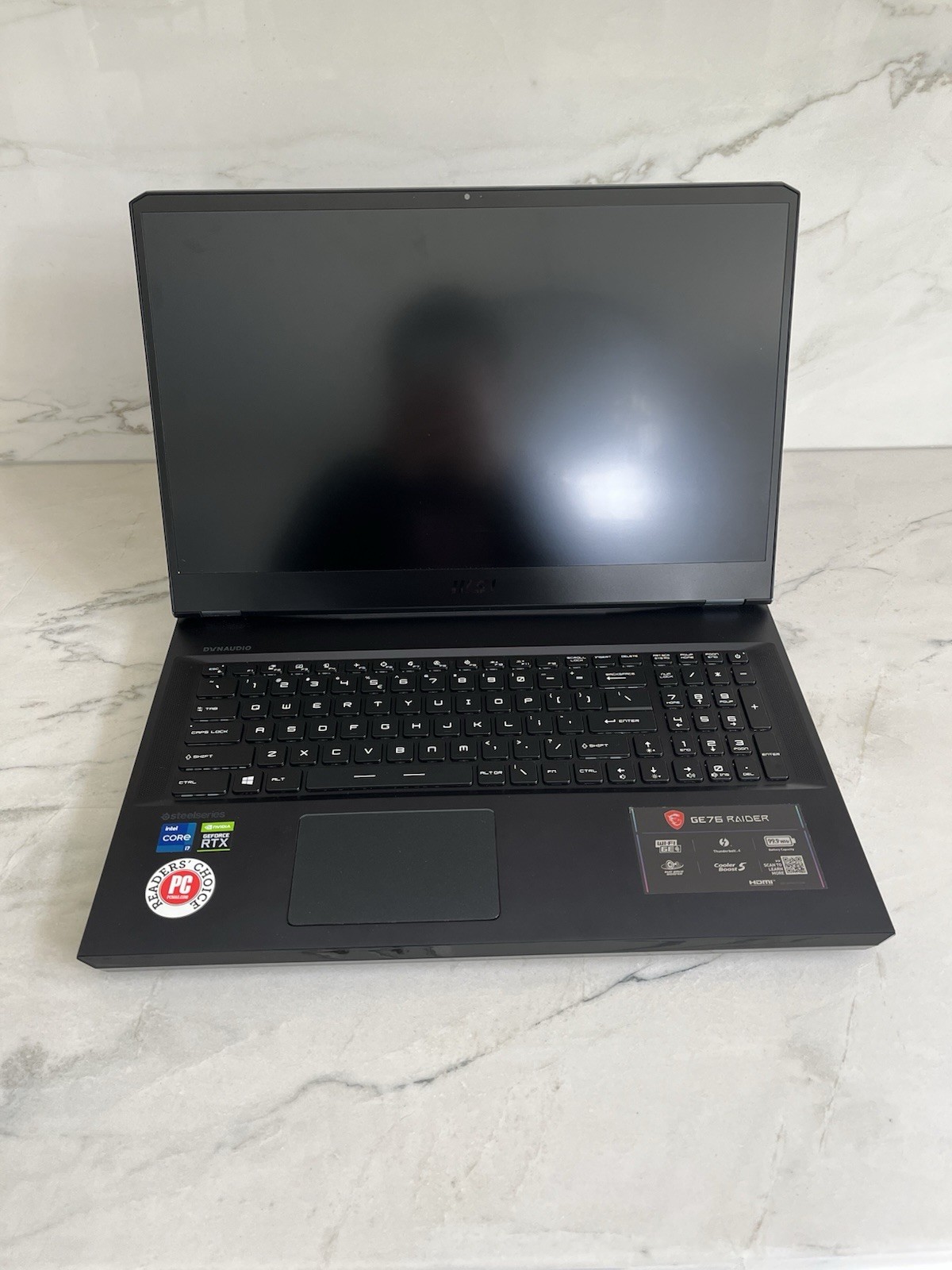 MSI GE76 Raider 11UH-245, a high-performance Work It Gaming Laptop