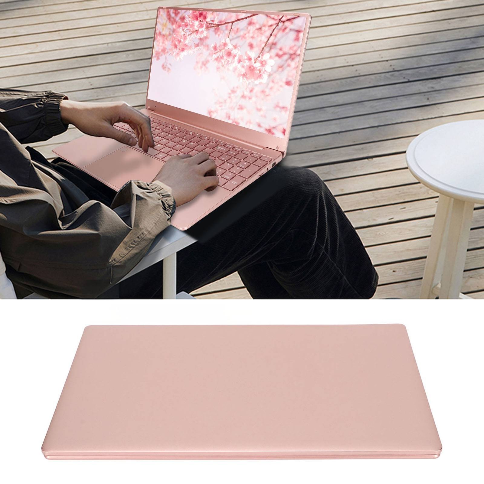 15.6in Laptop For N5095 CPU For Win11 Pink Laptop With Fingerprint Keypad B GQDZ
