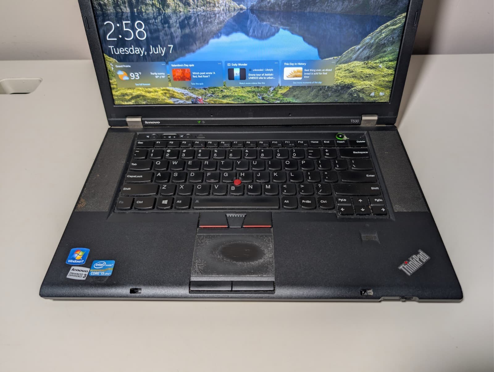 15″ Lenovo ThinkPad T530 | i5 3rd 16GB RAM 256GB SSD | DVD HD+ NVIDIA Win 10 Pro