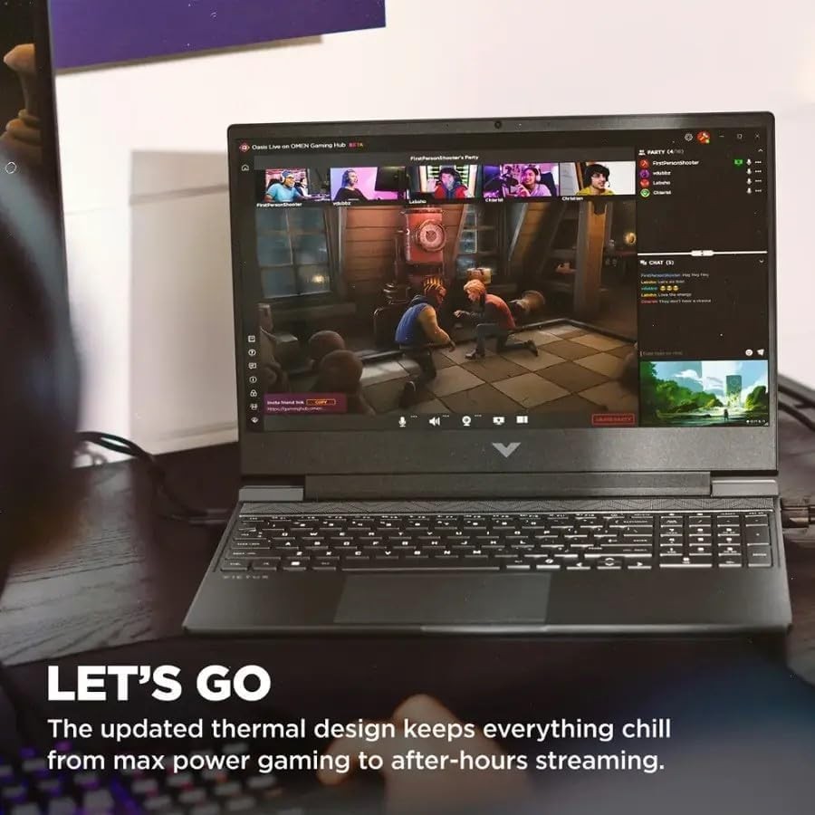 HP Victus 15.6″ 144Hz Full HD Gaming Laptop Intel Core i5 13420H 8GB RAM 512GB