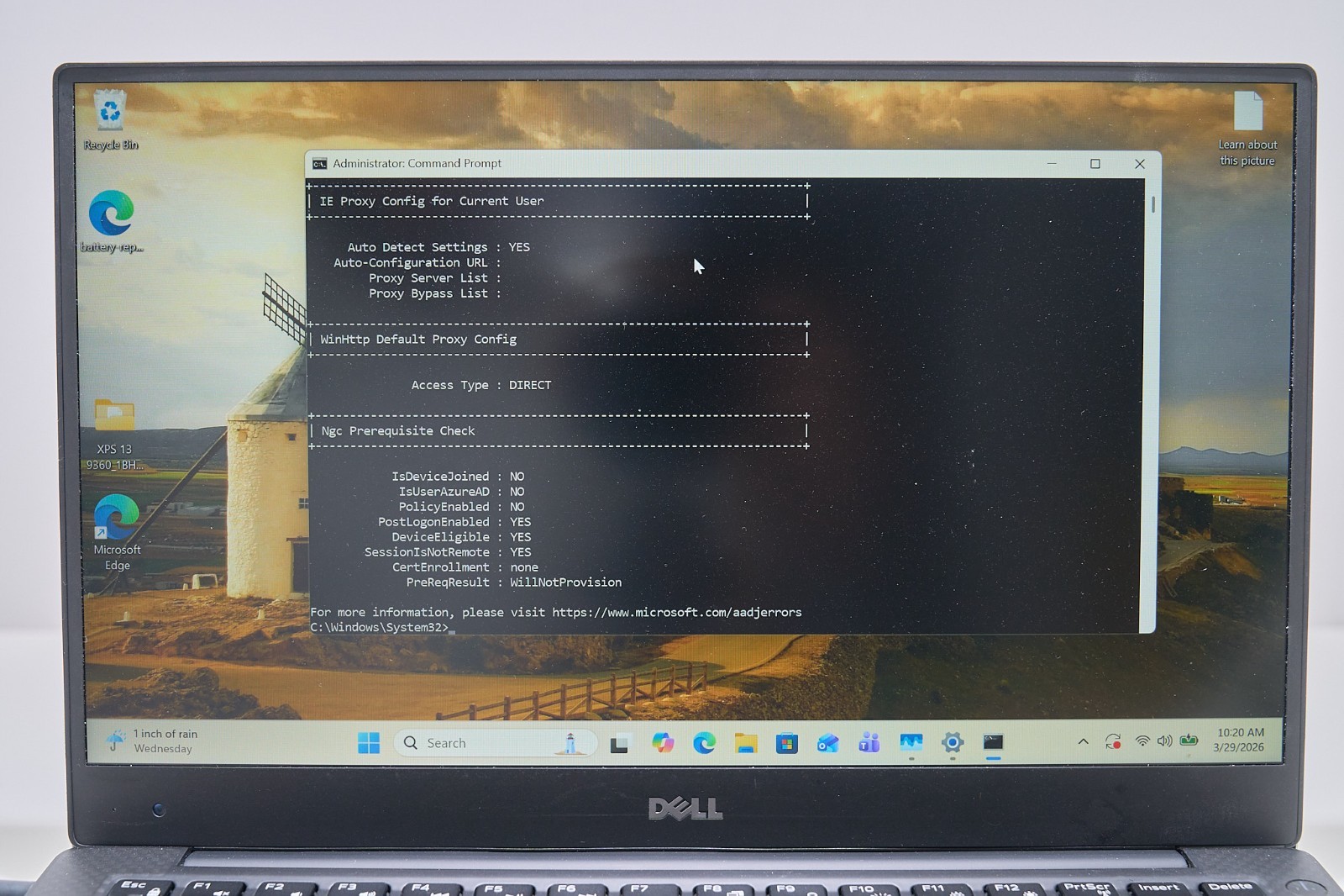 Dell XPS 13 9360 i7-8550U 8GB 256GB SSD 13