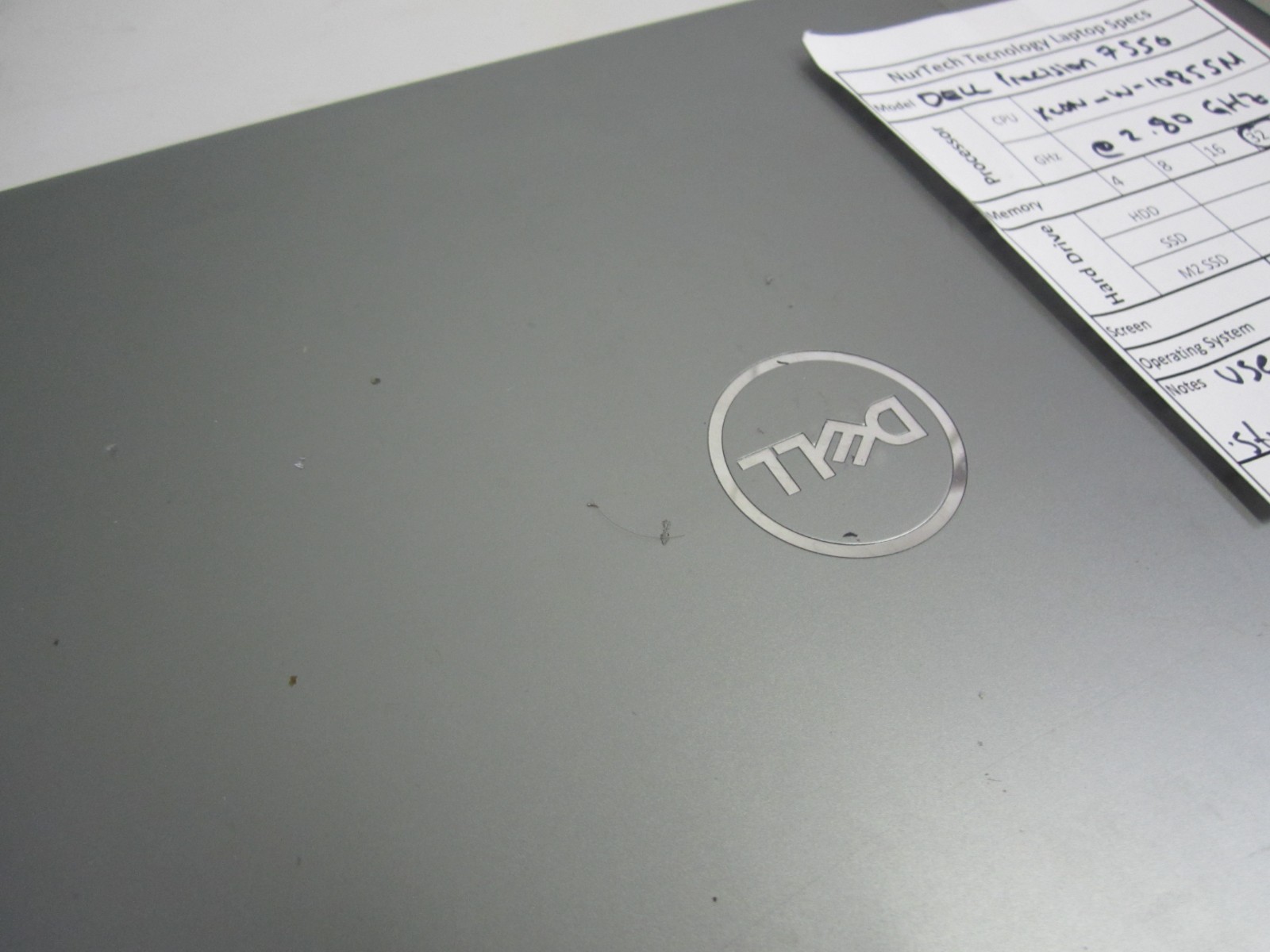 Dell Precision 7550 Xeon W-10855M 2.80GHz 32GB 512GB M2SSD Ubuntu Laptop +AC REA