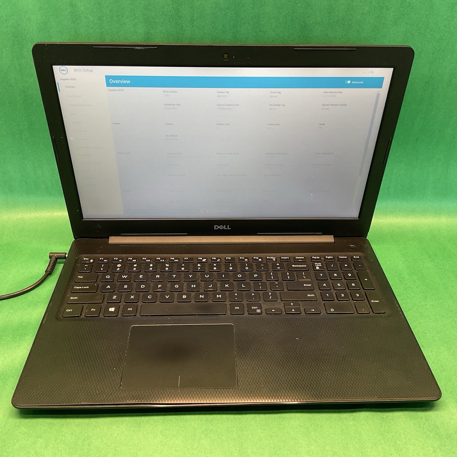 Lot Of 2 – Dell Inspiron 3593 – 15.6″ – Power On – NO HARD DRIVES – Untested