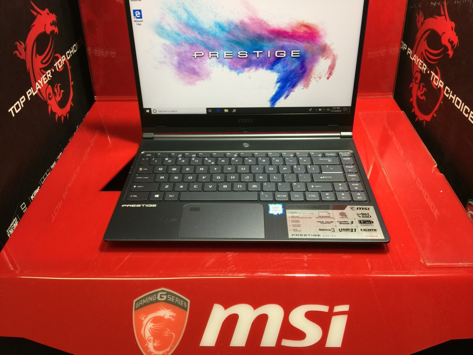 PS42 Modern-059 14″ FHD Professional Laptop Intel Core i7-8550U MX150 16GB DDR4