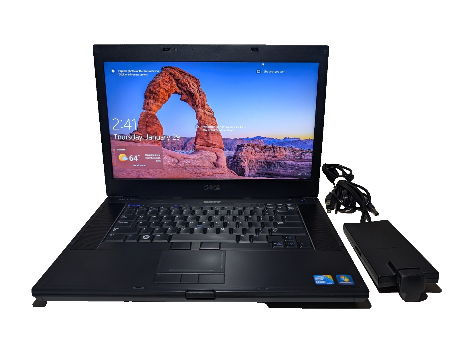 15″ Dell Precision M4500 | i5 8GB RAM 256GB SSD | FHD DVD-RW NVIDIA Win 10 Pro