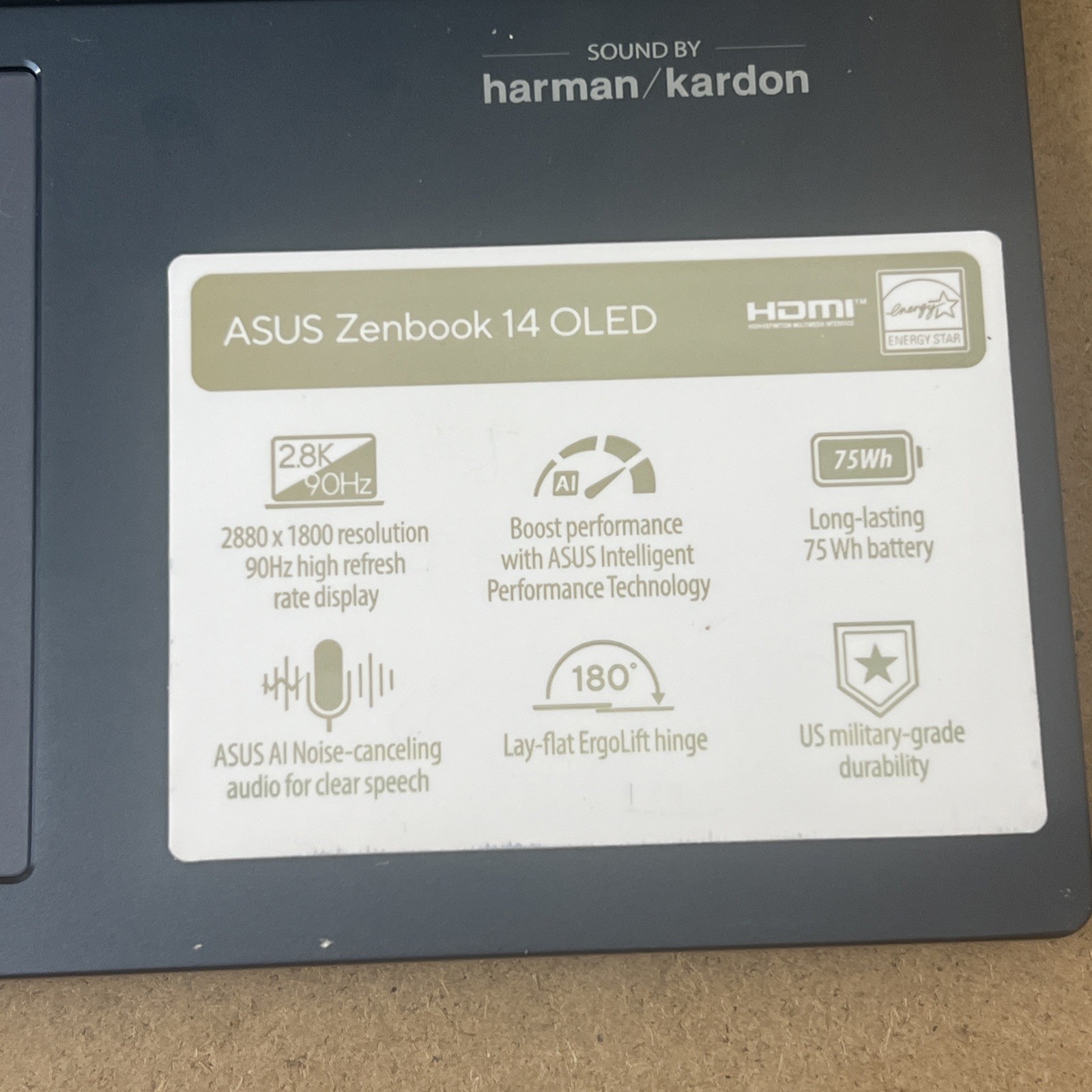 Asus ZenBook Pro OLED i5-1240P 8GB RAM 256GB SSD *READ DESC*
