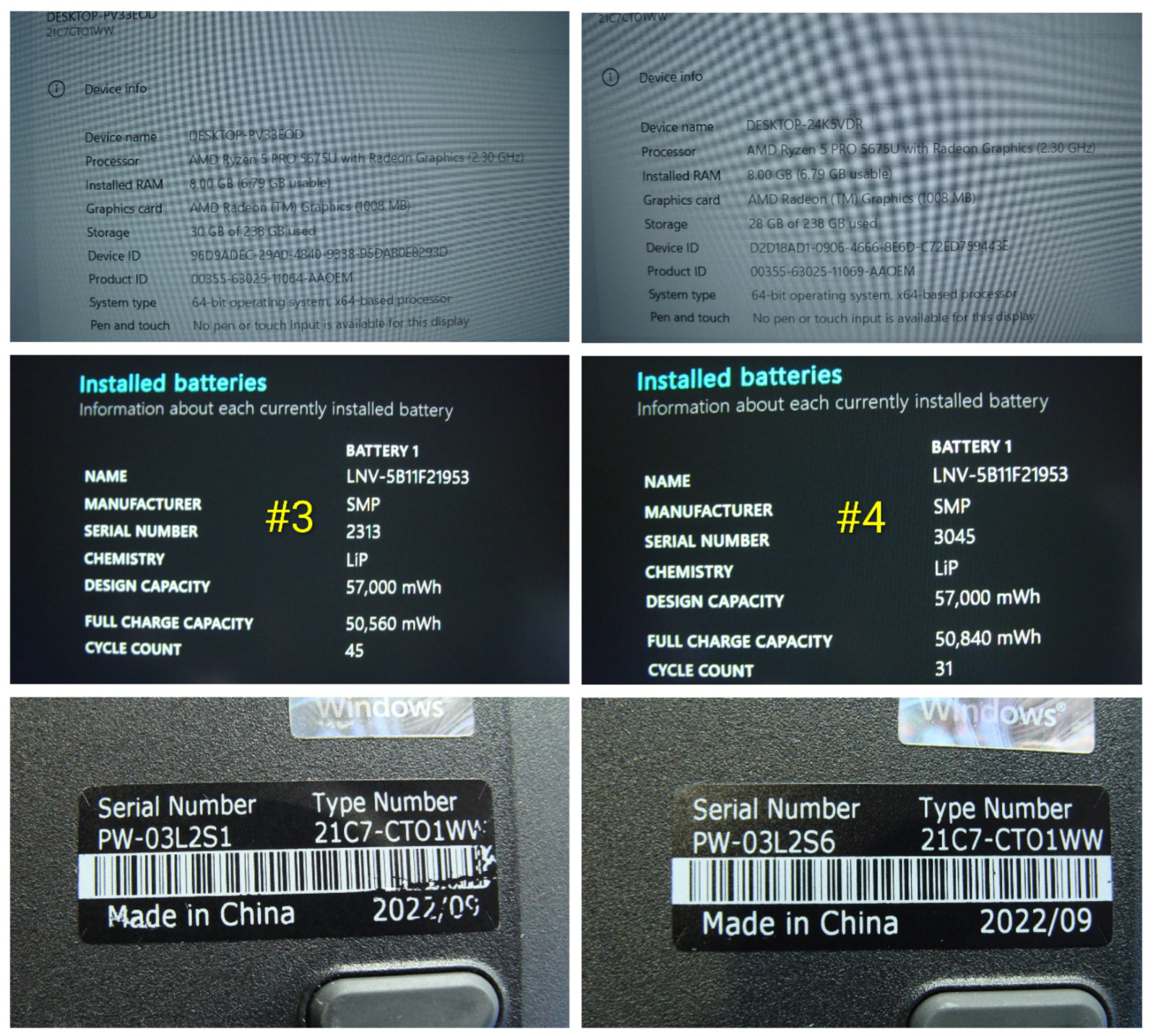 Lenovo ThinkPad L15 Gen3 15.6″FHD AMD Ryzen 5 PRO 2.3GHz 8GB 256GB W11P +Charger