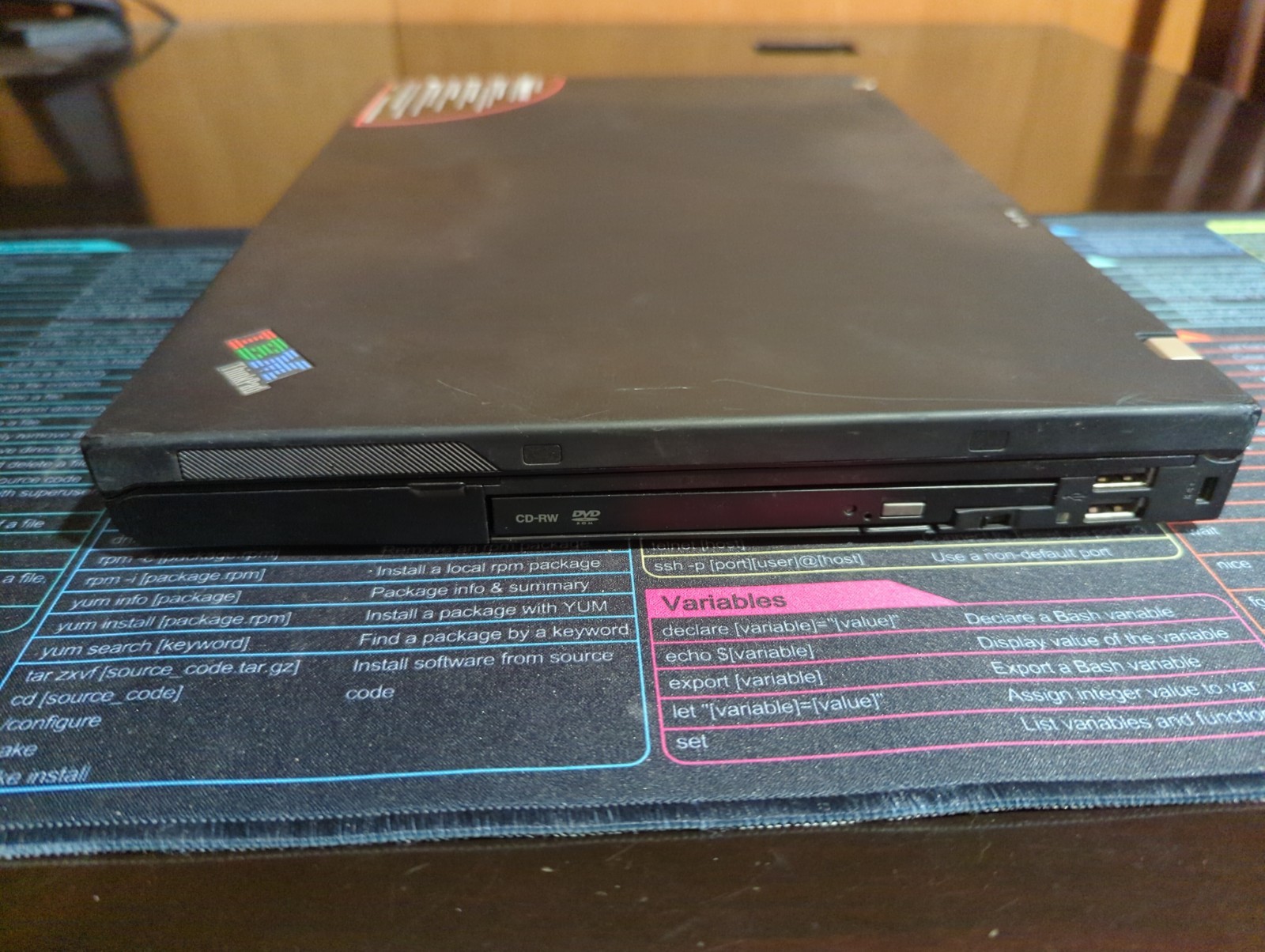 IBM ThinkPad T60 Vintage Laptop Core Duo 1.66GHz 240 GB SSD 3GB RAM Windows XP