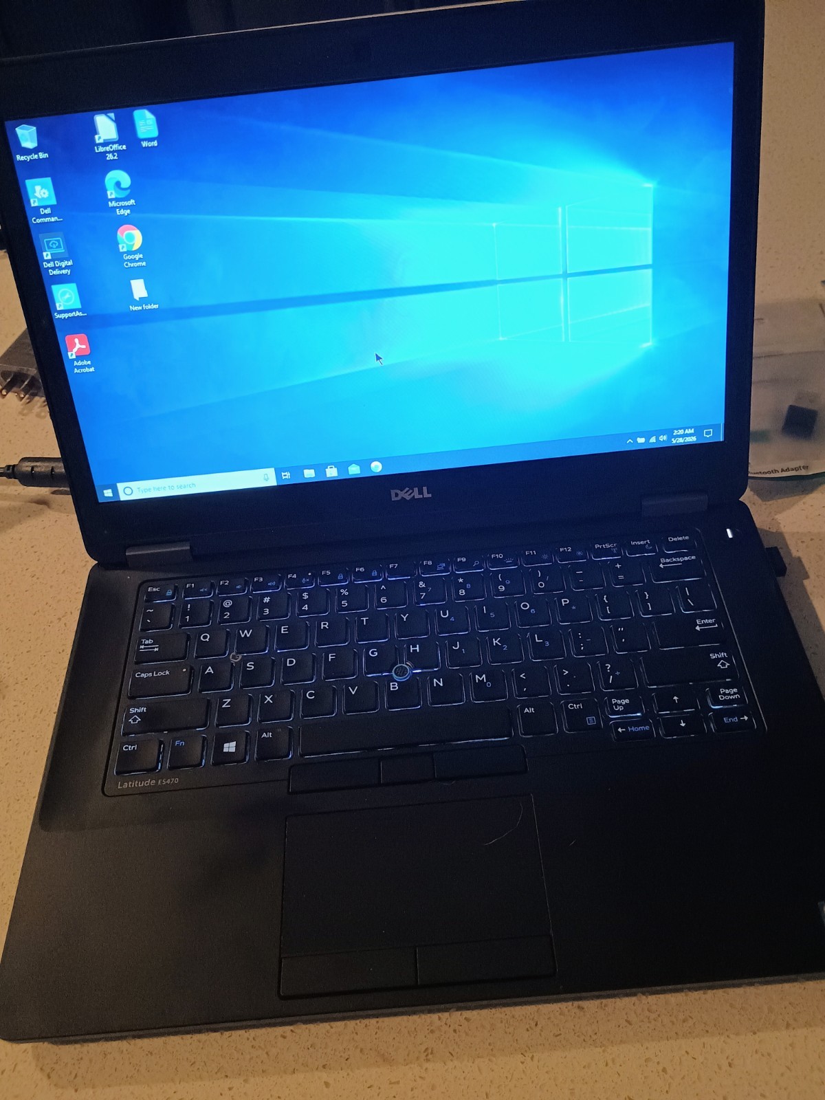 DELL Latitude E5470 SSD – Backlit – Win 10 Pro- Intel i5 8GB RAM – 512GB SSD