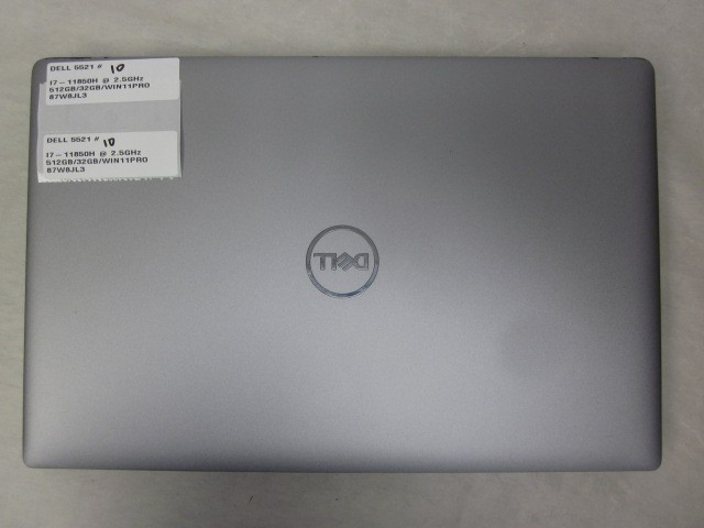 Dell Latitude 5521 I7-11850H @ 2.5GHz 512GB 32GB WIN11PRO MX450 #10