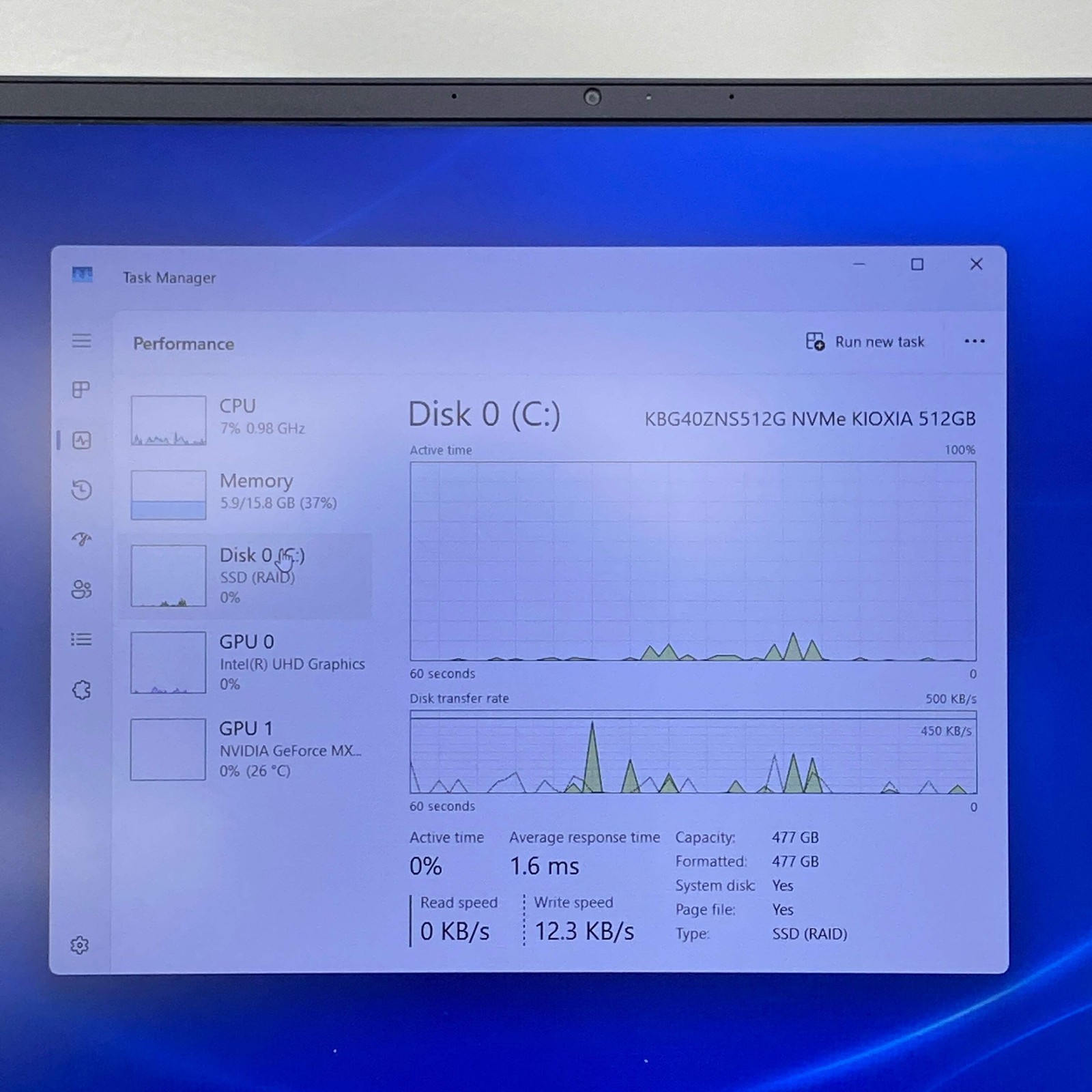 Dell Vostro 5590 15.6″ i7-10510U 1.8GHz 16GB RAM 512GB SSD GeForce MX250