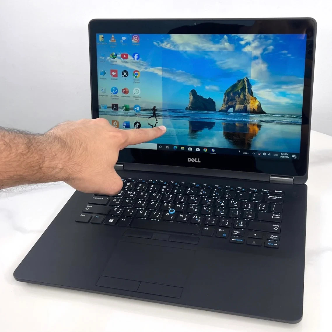 Laptop Dell Latitude E7470 14″Intel Core i5-6300U 8GB RAM 256SSD Touch Win11Pro