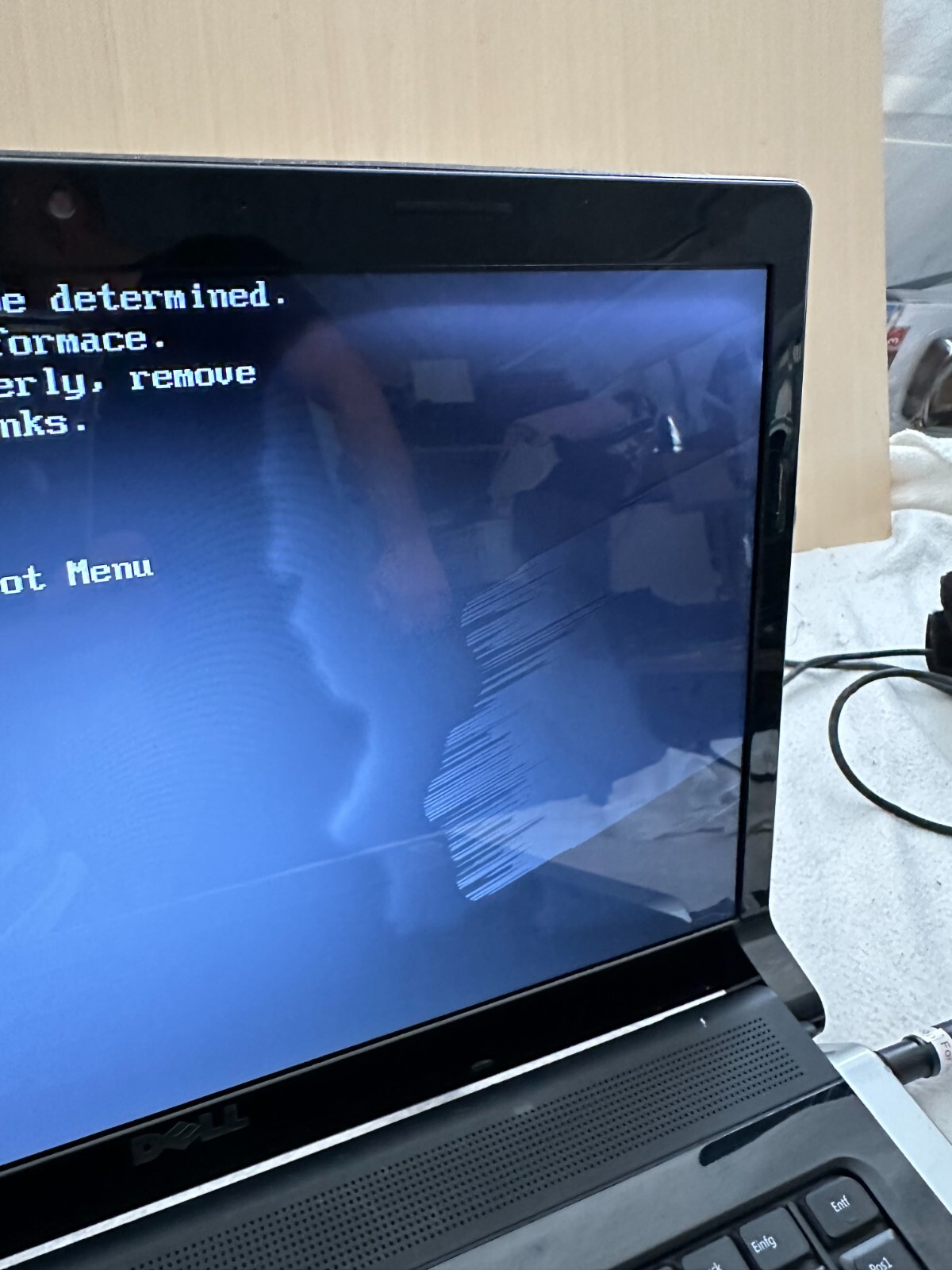 Dell PP39L Studio 1555 Laptop Intel Duo T6400 4GB RAM No HDD Display Error