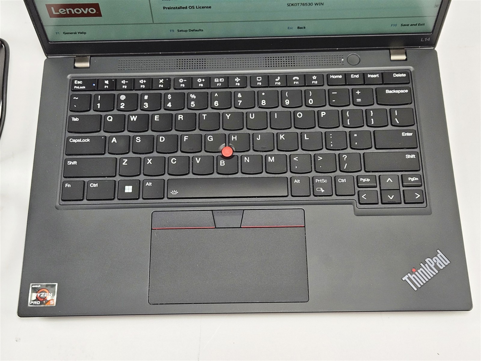 Lenovo L14 Gen 4 14″ AMD Ryzen 5 PRO 7530U 16GB No Storage Backlit Webcam