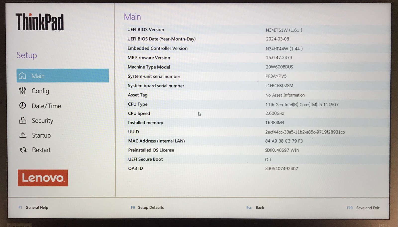 Lenovo ThinkPad P15s Gen 2i 15.6″ Laptop i5-1145G7 16GB RAM 512GB NVMe