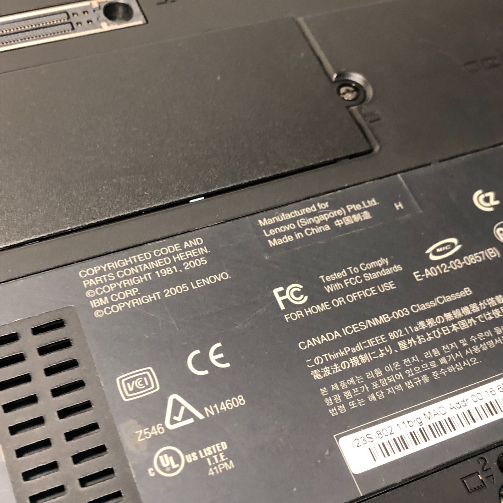 IBM Thinkpad Type 2668 Laptop SOLD AS IS (System Error) #2