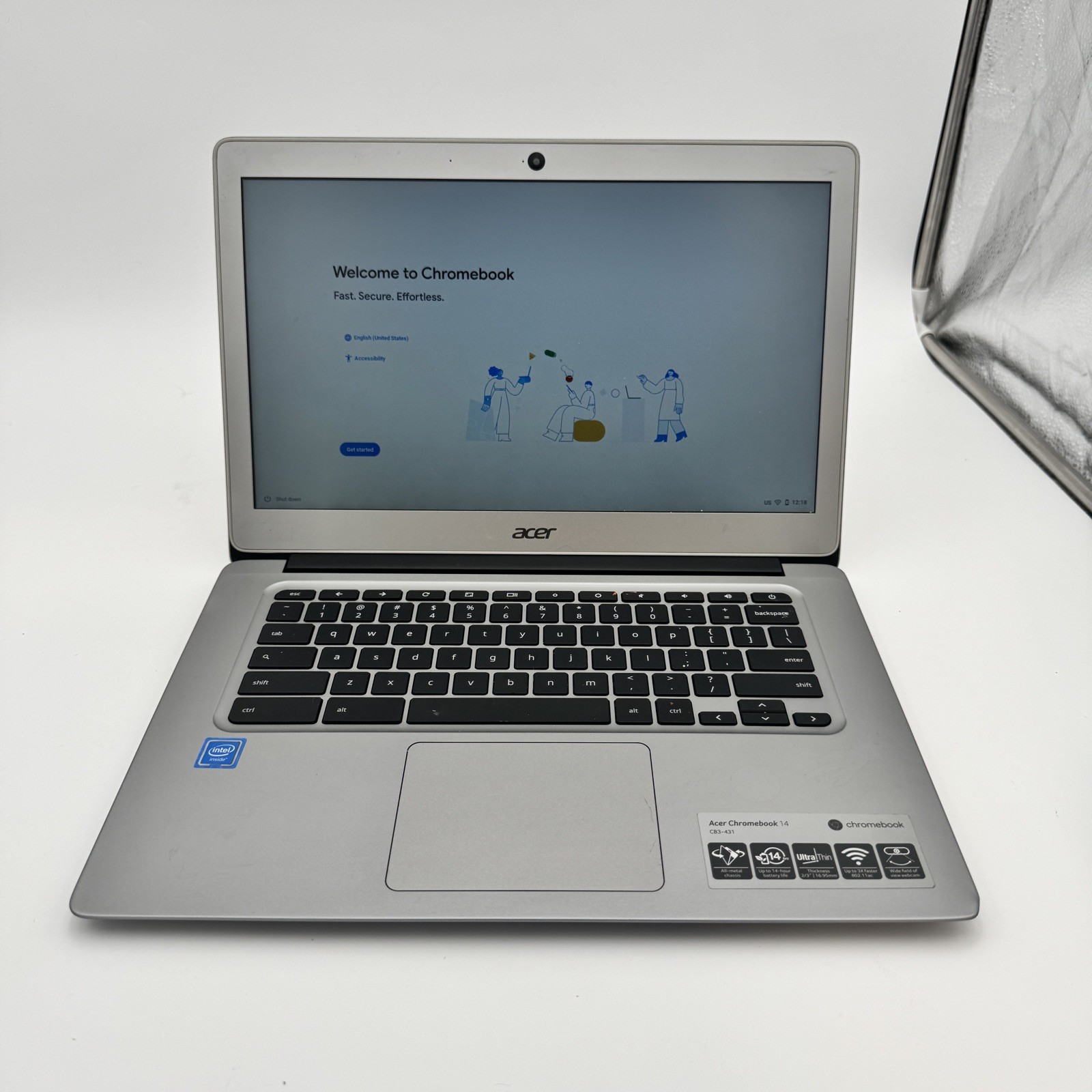 Acer Chromebook N16P1 – 14″ FHD/Celeron N3160-1.60GHz/2GB RAM/32GB eMMC – Tested