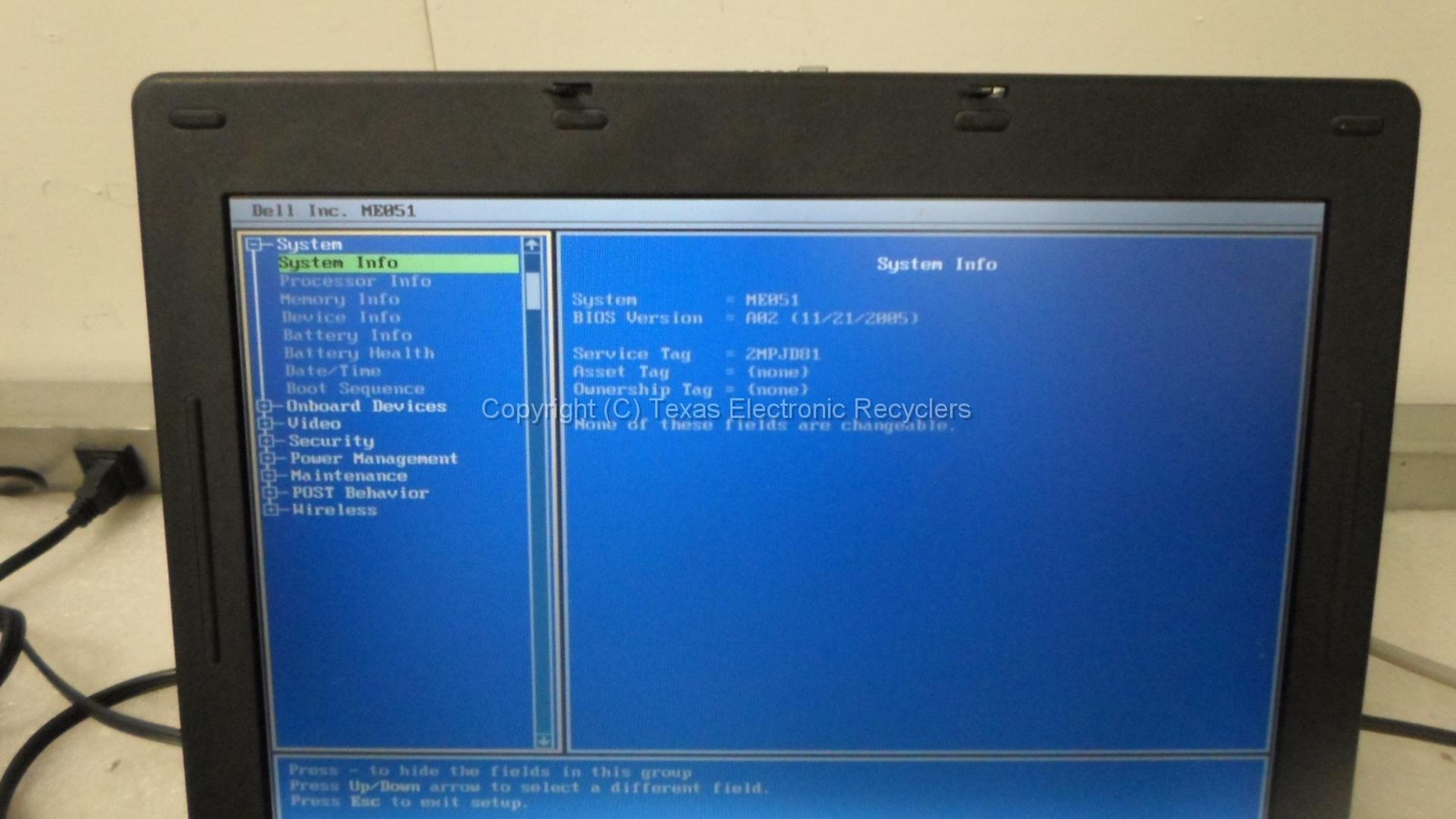 Dell Inspiron B120 14.1″ Celeron 1.40GHz CPU 512MB RAM – NO HDD, BATTERY OR AC