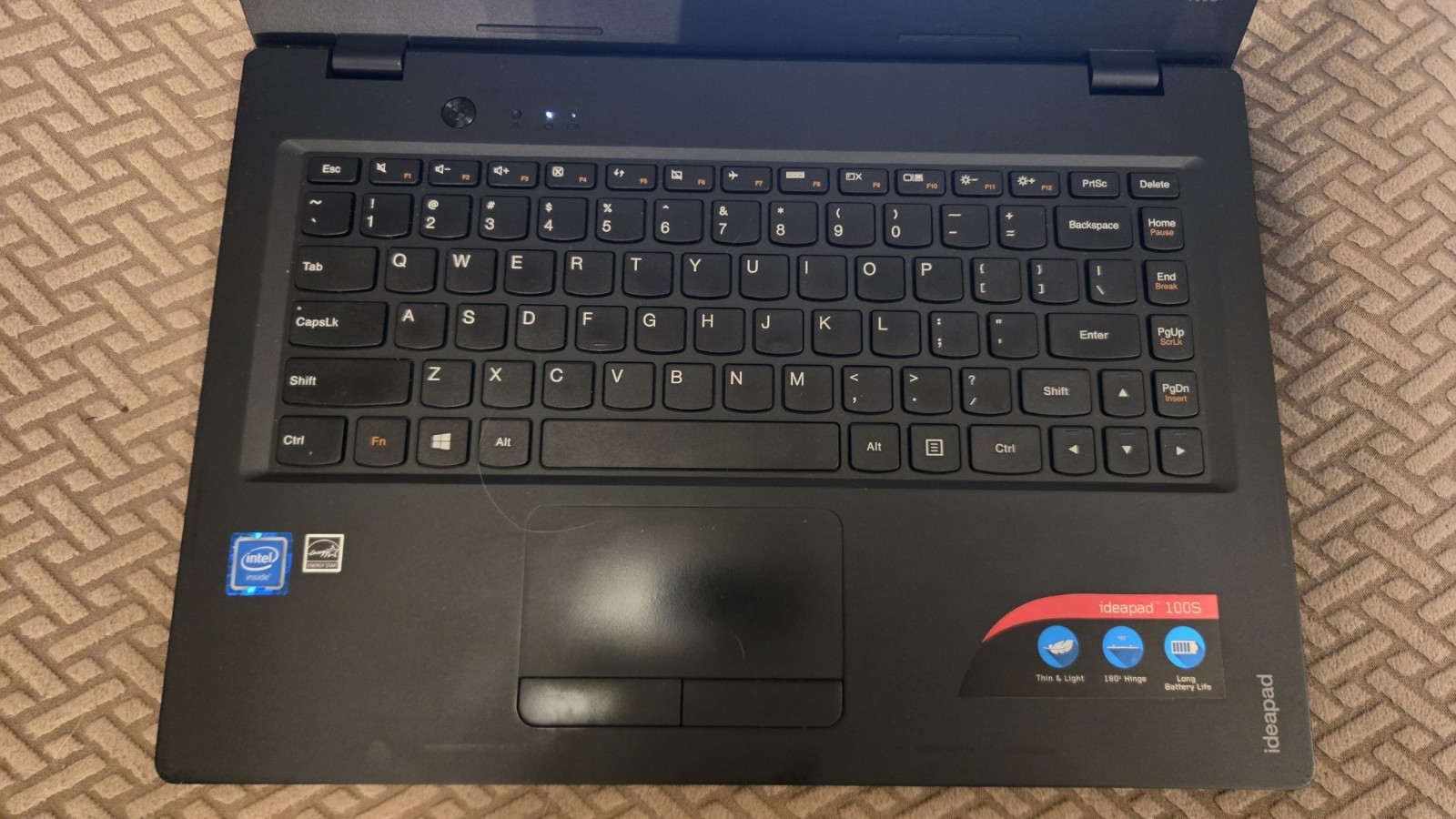 Lenovo IdeaPad 100S 14″ 100s-14ibr windows 10 home, Intel CPU N3060@1.60GHz 32GB