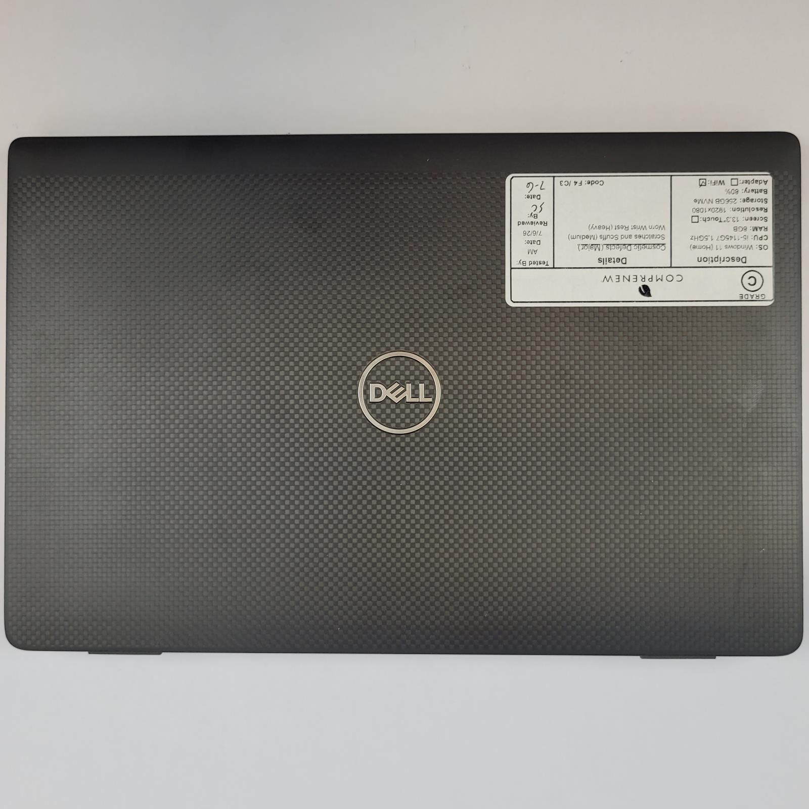 DELL LATITUDE 7320 Windows 11 Home Core i5 1145G7 8GB RAM 256GB NVME | Grade C