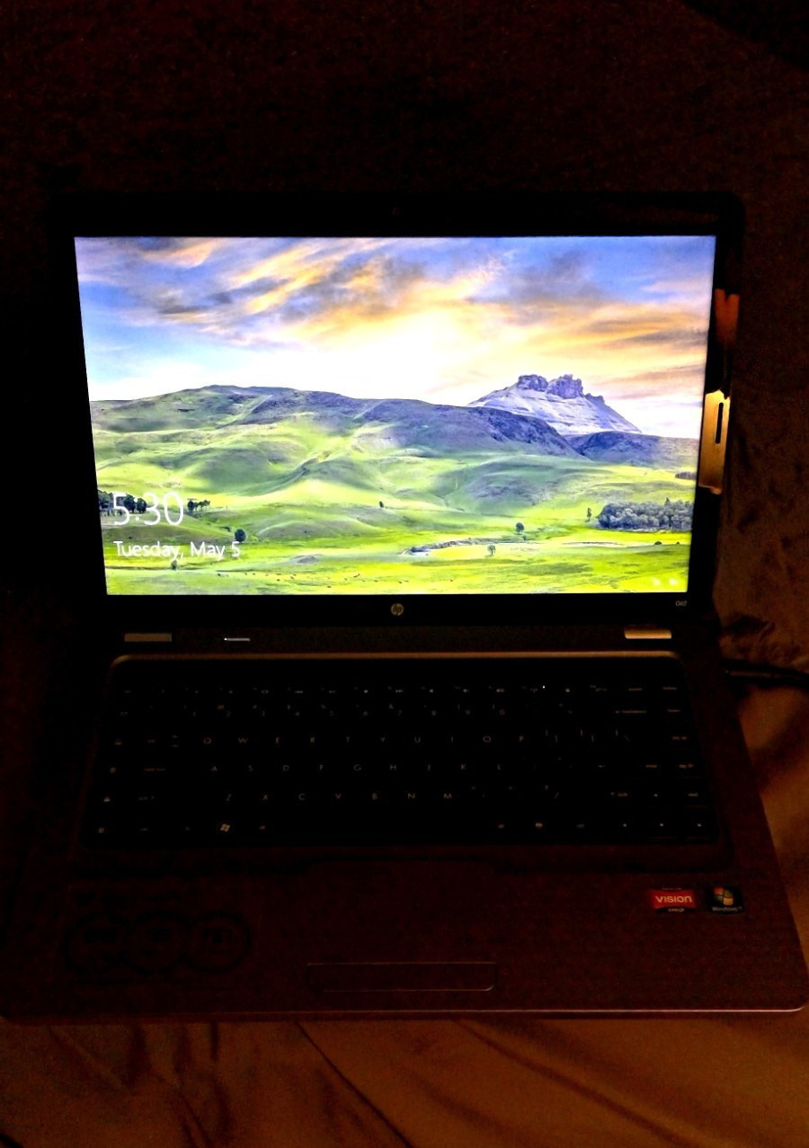HP G62-435dx AMD Turion II P540 Dual-Core Processor 2.4 GHz 4GB NO HDD No Batt