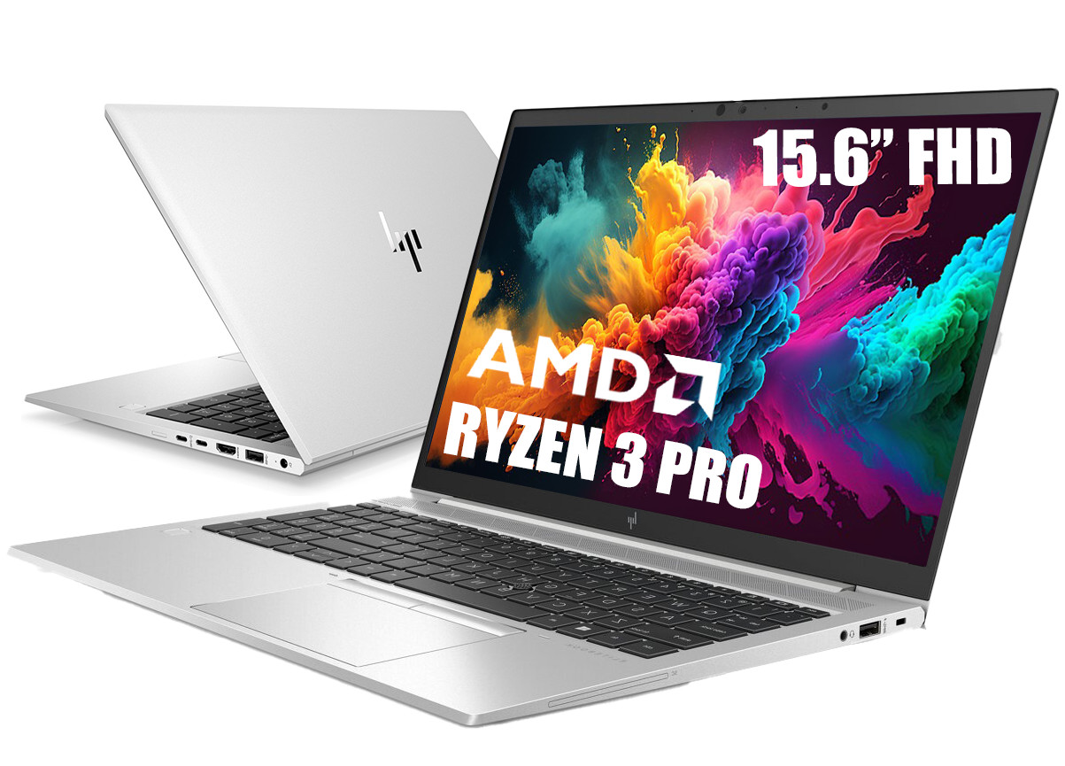 HP EliteBook 855 G7 15.6″ FHD AMD Ryzen 3 PRO 4450U W11 LTE Laptop Good