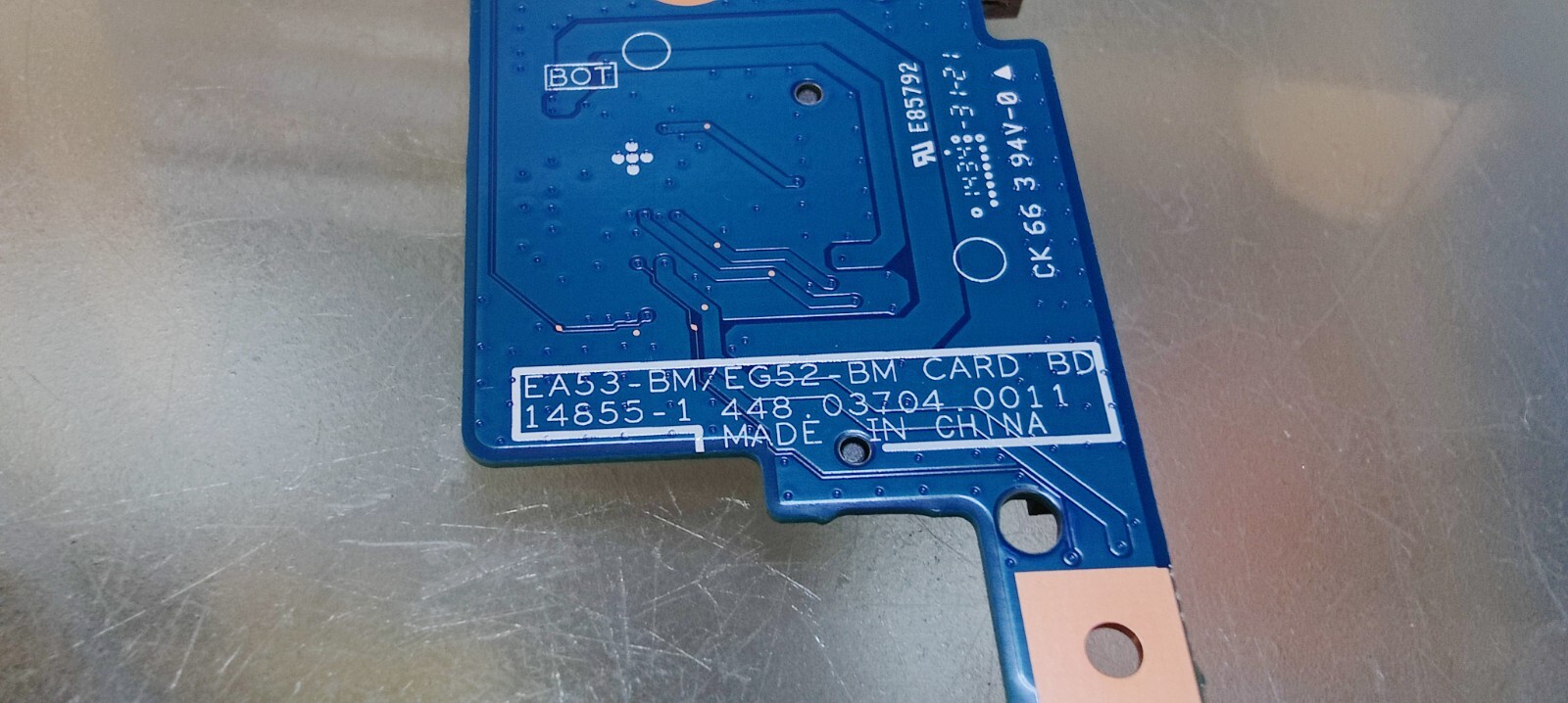 ACER ES1-512 ES1-531 ES1-571 E5-511 E5-571 SCHEDA ACCENSIONE SD 448.03704.0011