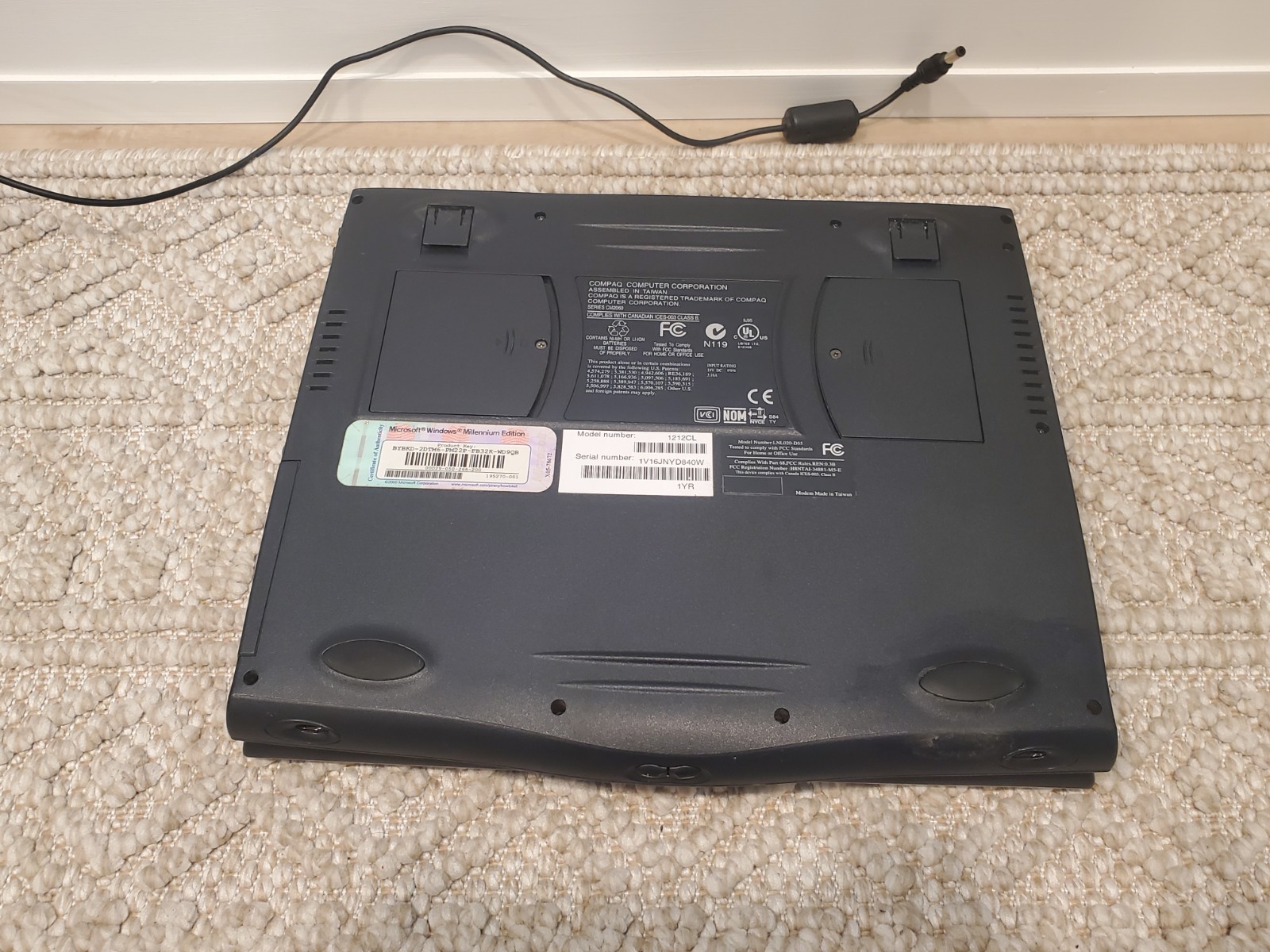 Compaq Presario 1200 Retro Vintage 1998 Laptop – Tested, Works *Bad Battery