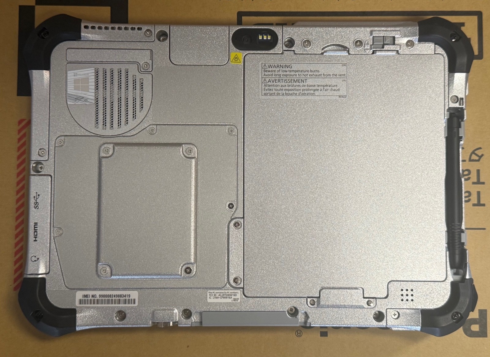 Panasonic Toughpad FZ-G1U1586VM Rugged Tablet 10.1″ i5-7300U 8GB 256GB SSD LTE