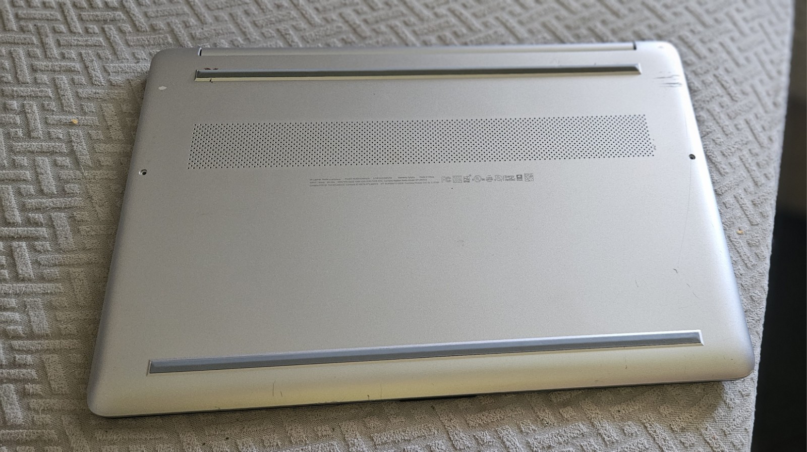 This HP 15-inch laptop sleek natural silver finish Mod.# 15-dy1024wm