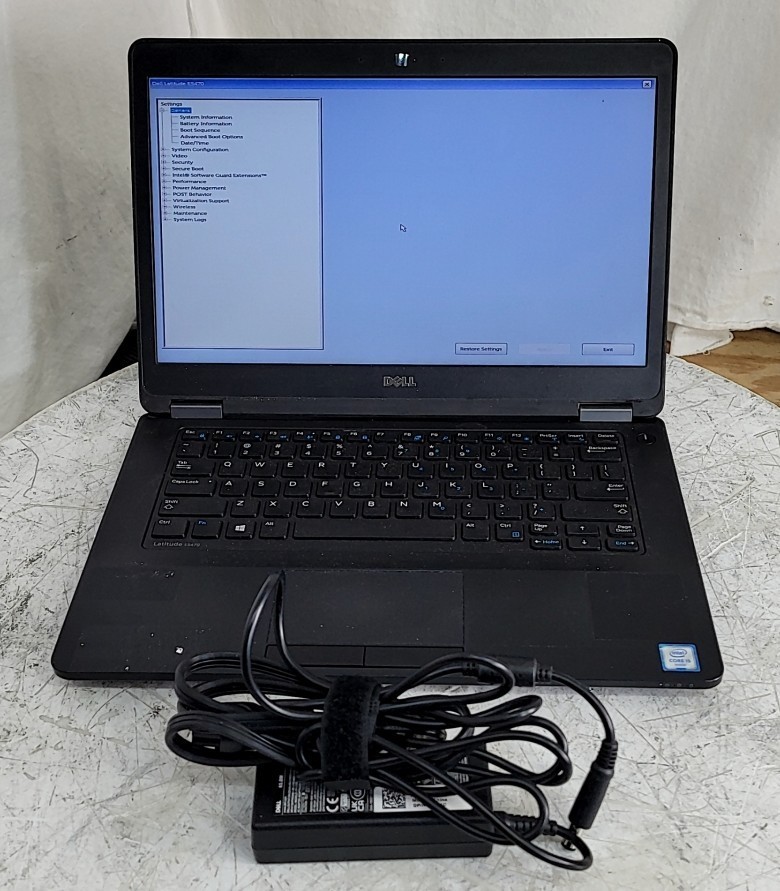 DELL LATITUDE E5470 Laptop Core I5-6300U 4GB 256GB