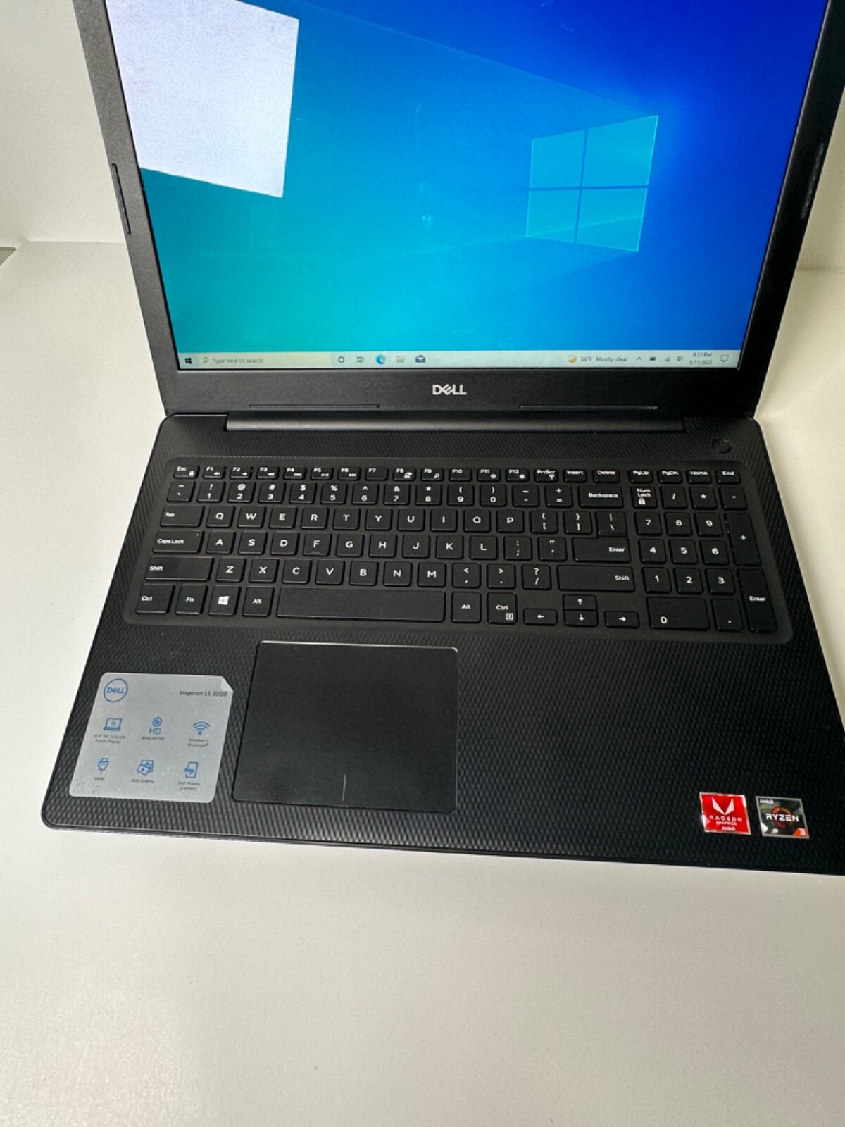 Dell Inspiron 3585,AMD Ryzen 3 2200U, 2.00GHz, 8GB RAM, 256GB SSD, (NOT OS)