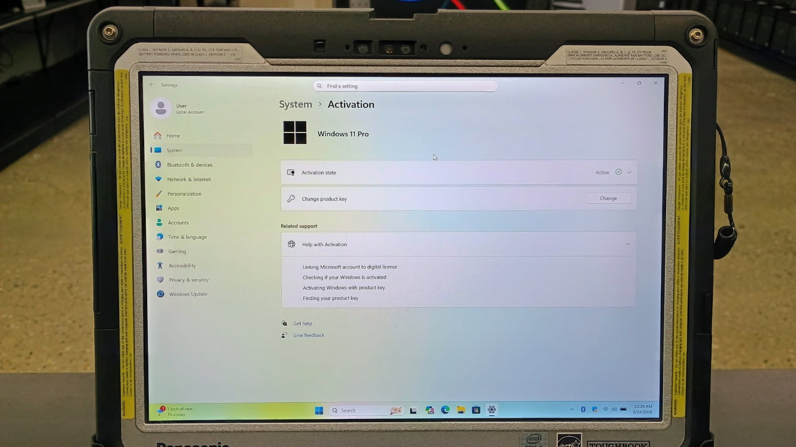 Panasonic Toughbook CF-33 – i5-10310u – 16GB Ram – 512GB SSD – Win 11 Pro -Read